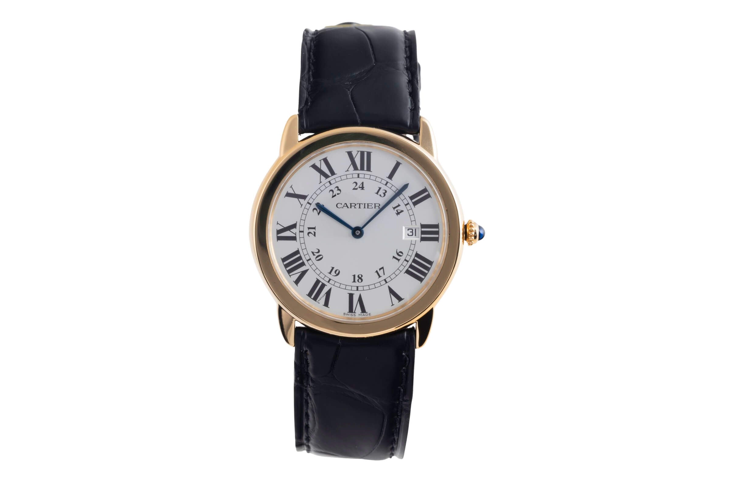 Cartier Ronde Solo steel gold quartz 115A W6700455