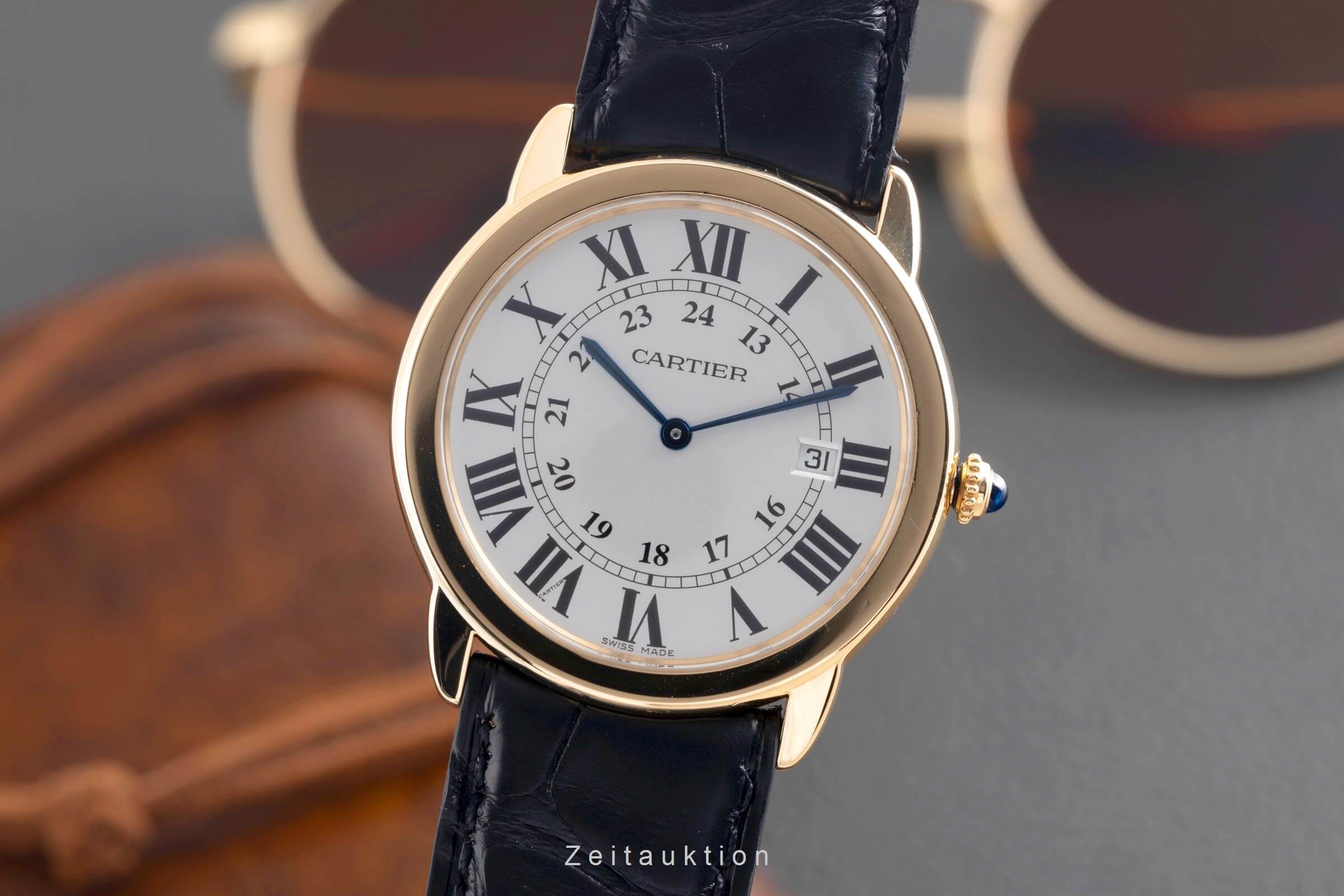 Cartier Ronde Solo acero / oro cuarzo reloj para caballeros W6700455 LP: 11100EUR  [2502020]