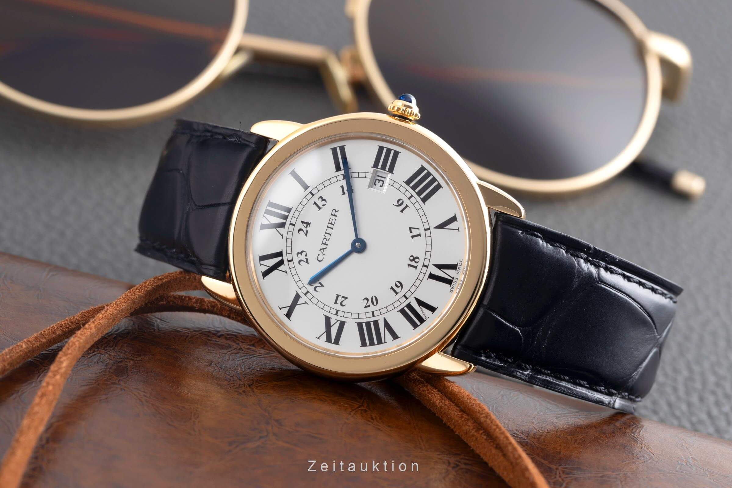 Cartier Ronde Solo acero / oro cuarzo reloj para caballeros W6700455 LP: 11100EUR  [2502020]