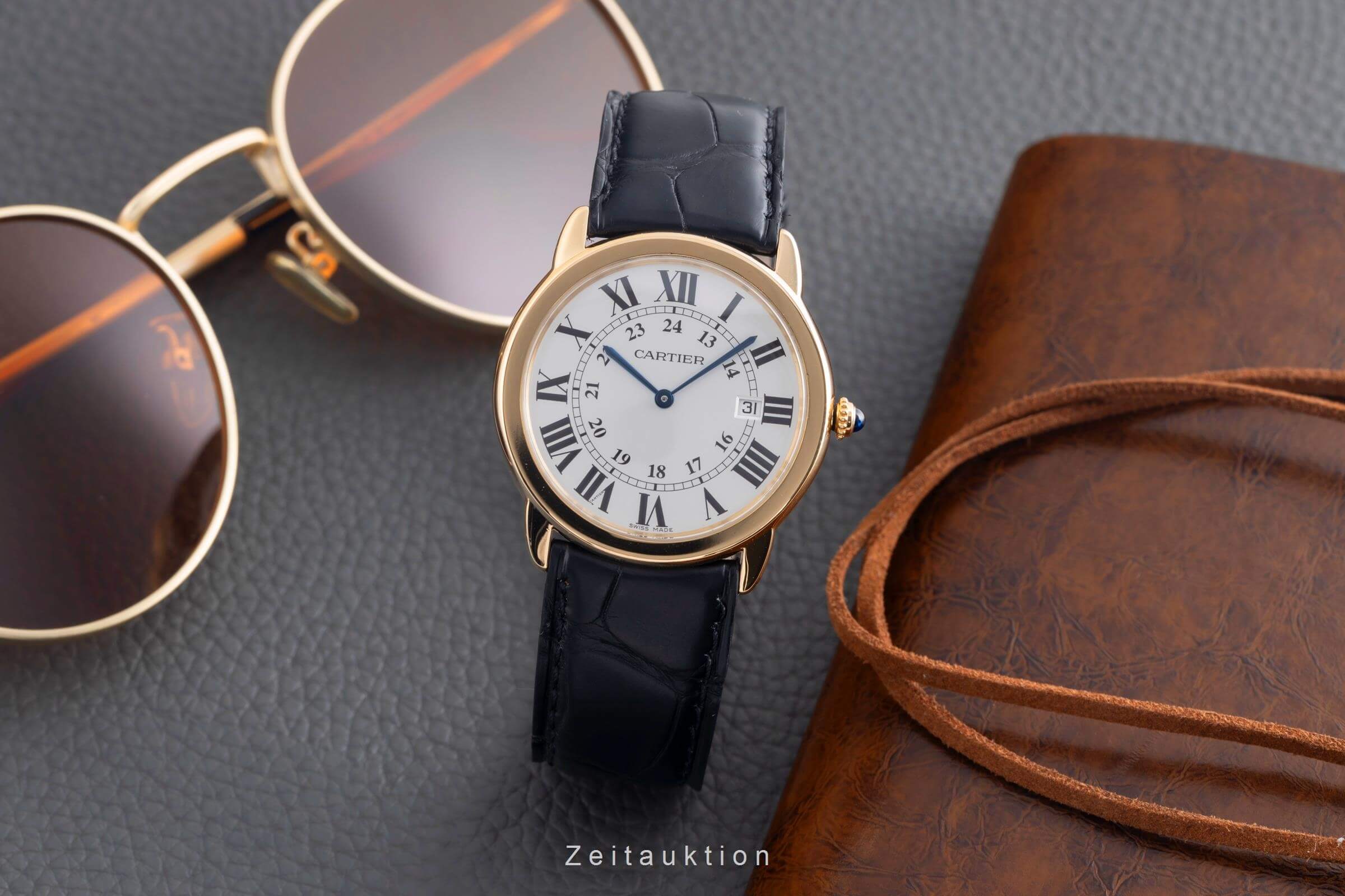 Cartier Ronde Solo acero / oro cuarzo reloj para caballeros W6700455 LP: 11100EUR  [2502020]