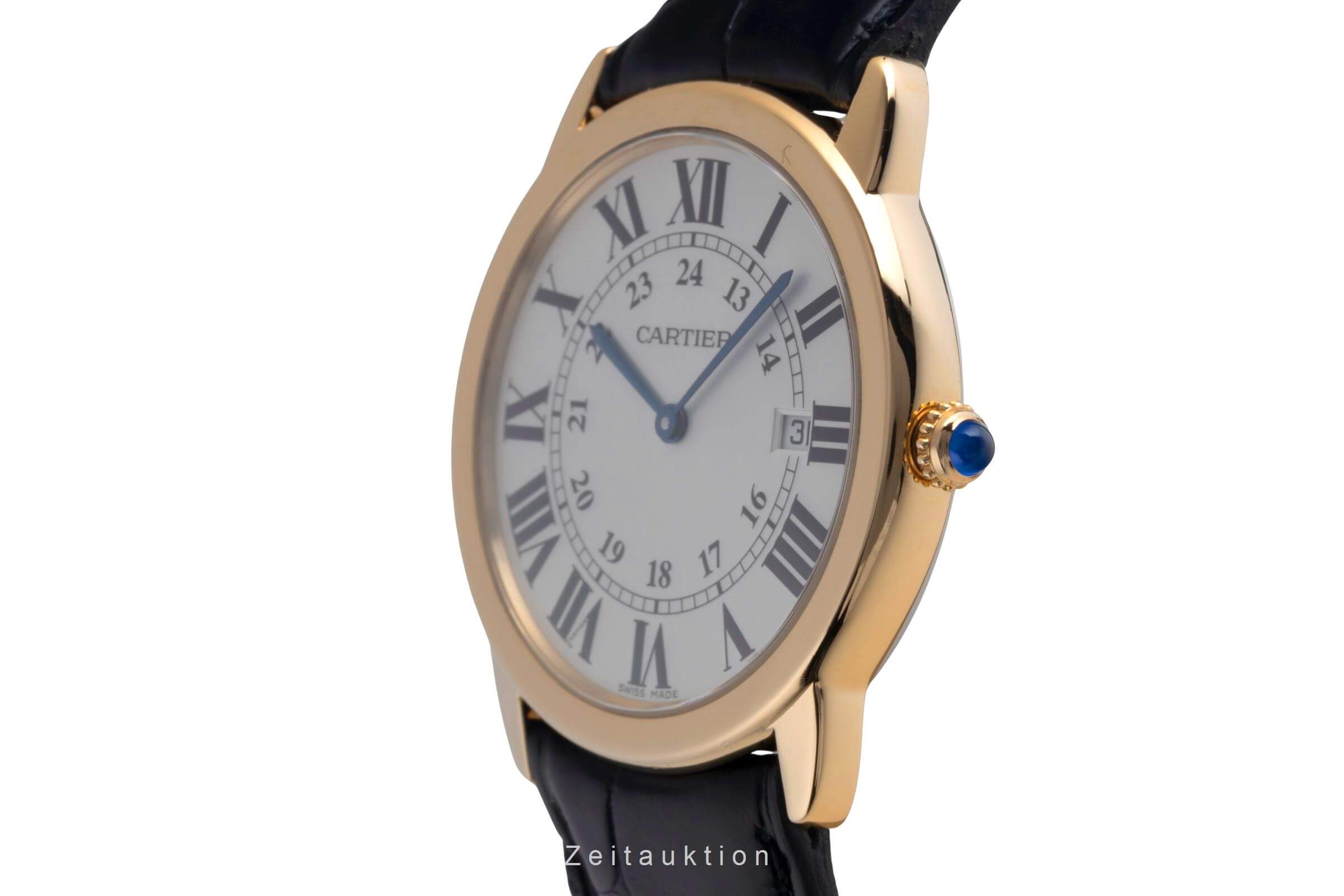 Cartier Ronde Solo acero / oro cuarzo reloj para caballeros W6700455 LP: 11100EUR  [2502020]