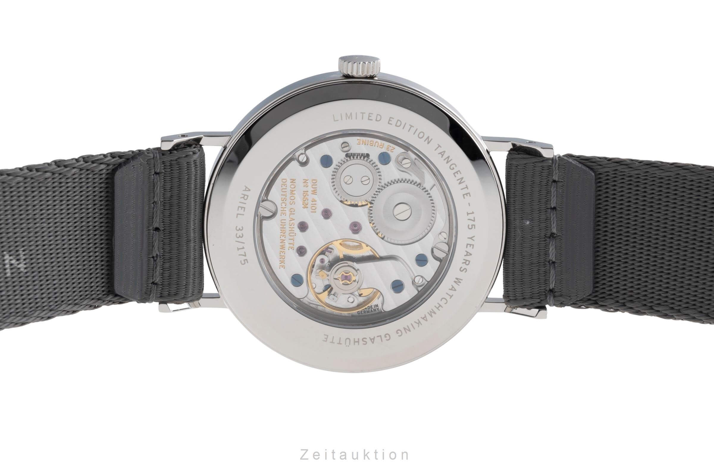 Nomos Tangente acciaio carica manuale orologio da uomo 179.S25 LP: 0EUR  [2502022]