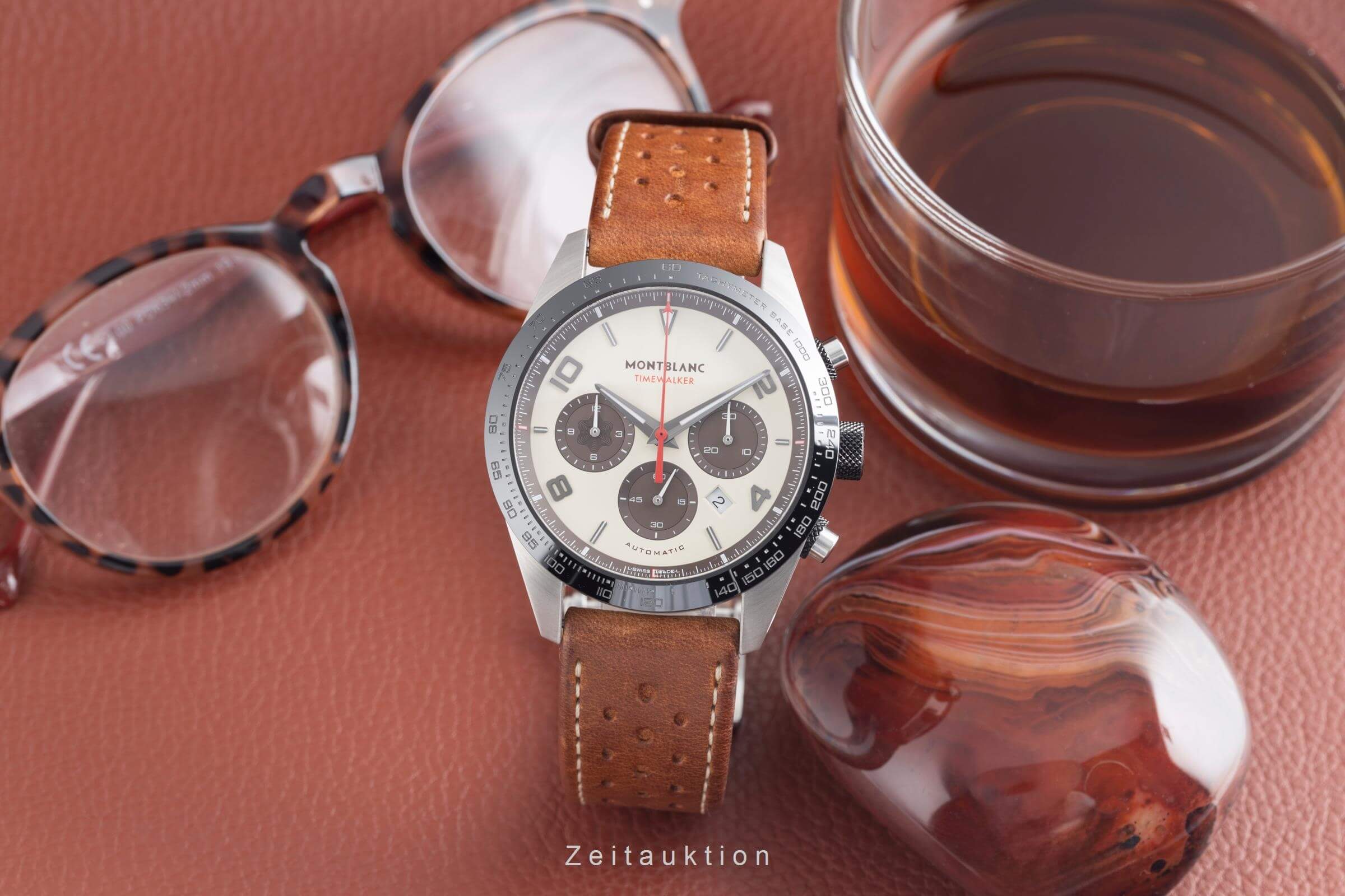 Montblanc Timewalker chronographe acier automatique montre pour hommes 118491  7464 Limited  [2502024]