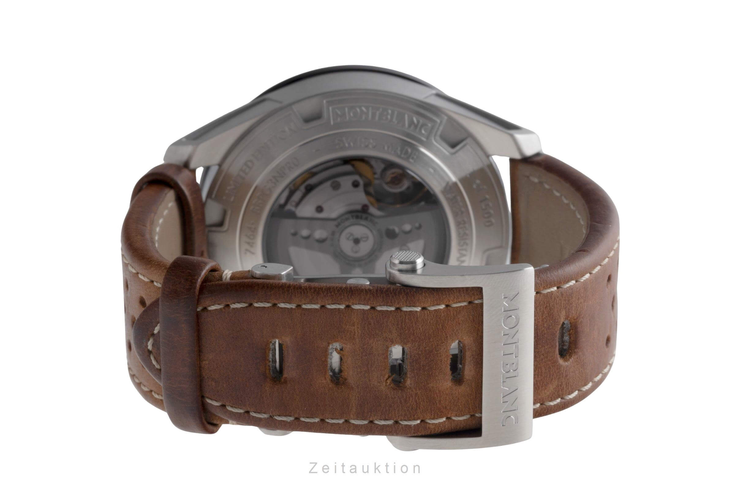 Montblanc Timewalker chronographe acier automatique montre pour hommes 118491  7464 Limited  [2502024]