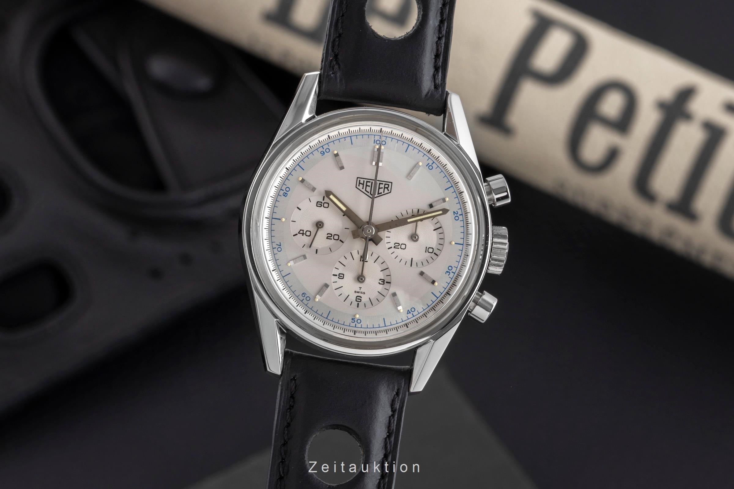 Tag Heuer Carrera Chronograph Stahl Handaufzug - Main Image