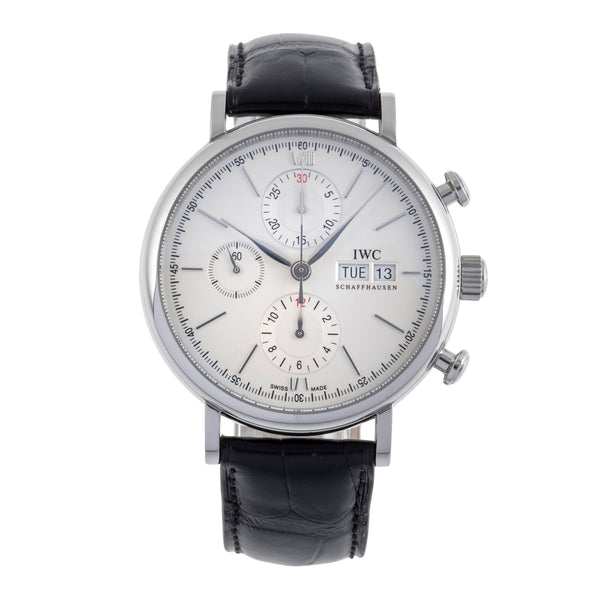 IWC Portofino chronograph steel automatic men's watch IW391007 LP: 7100EUR  [2502028]