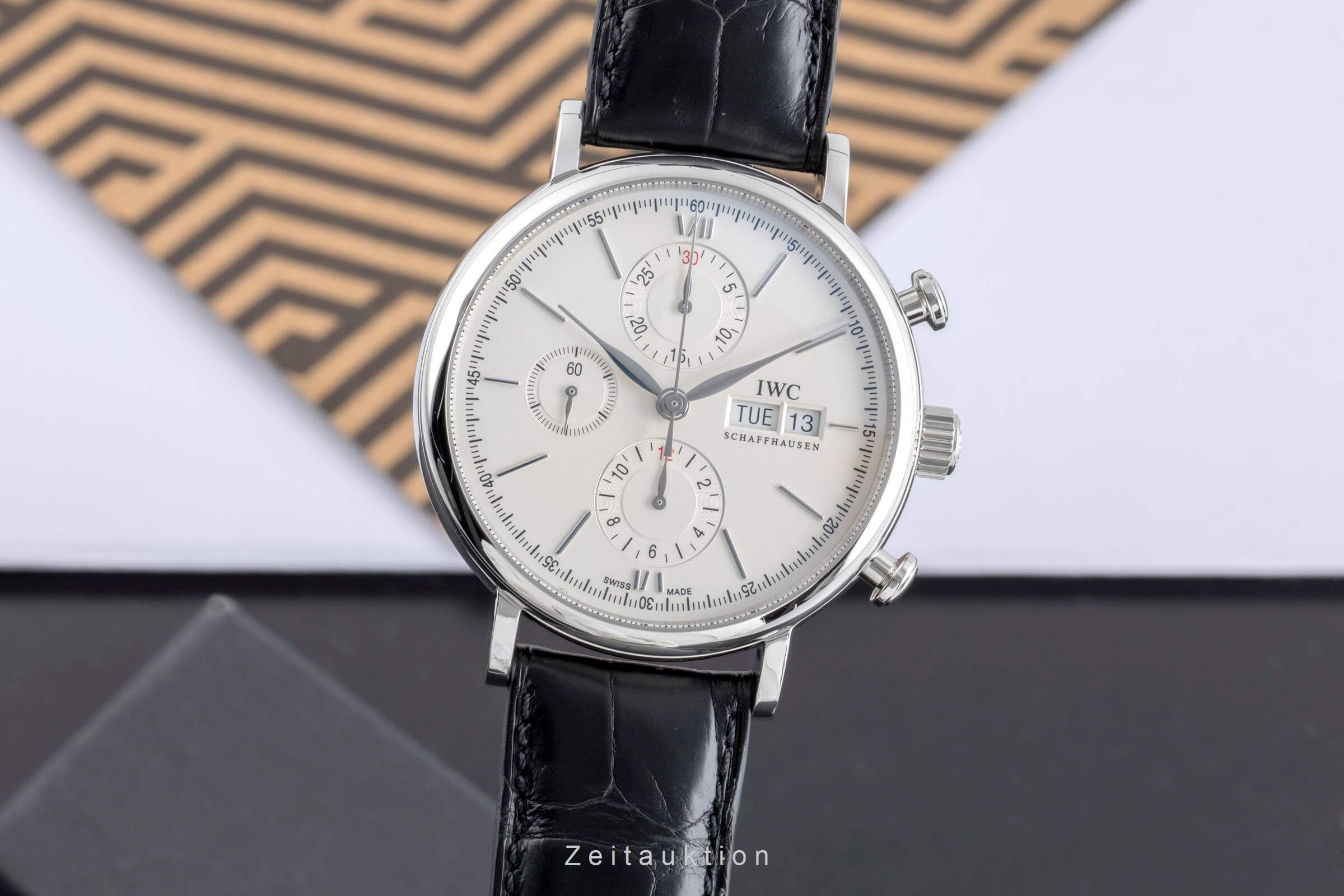 IWC Portofino chronograph steel automatic men's watch IW391007 LP: 7100EUR  [2502028]