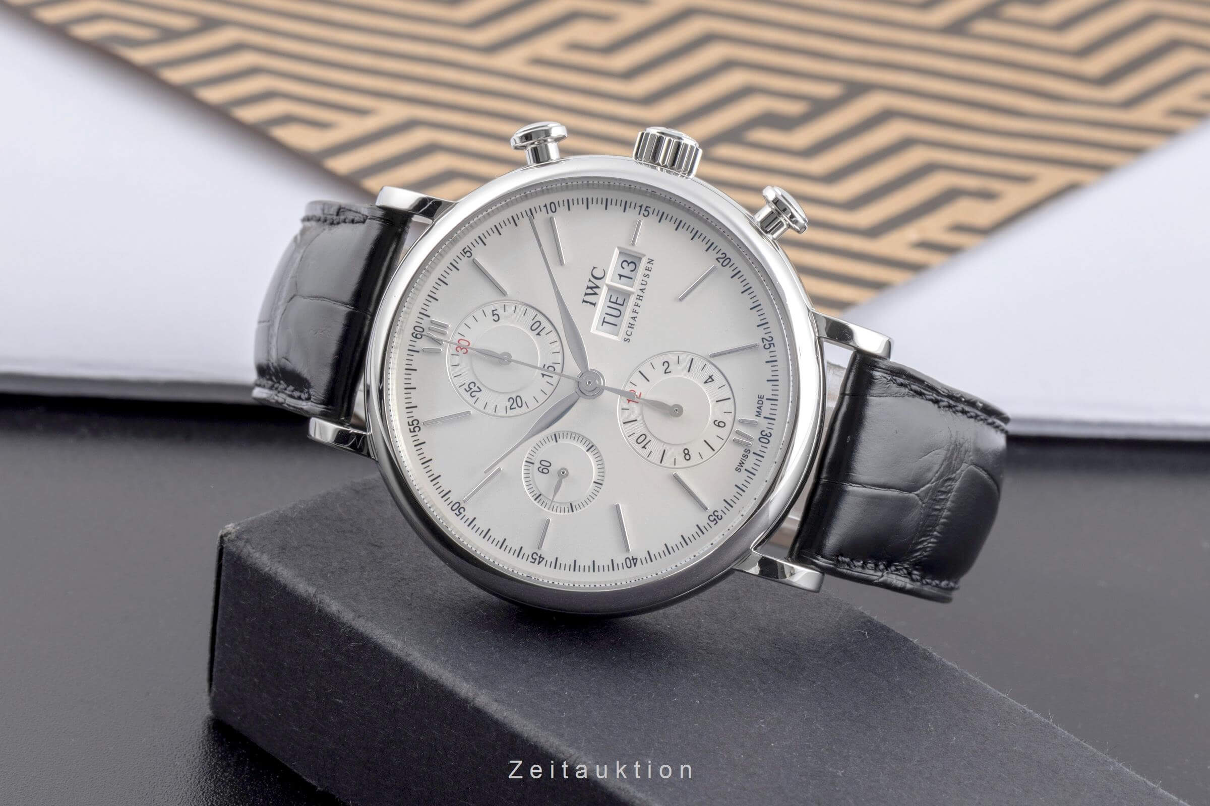 IWC Portofino chronograph steel automatic men's watch IW391007 LP: 7100EUR  [2502028]