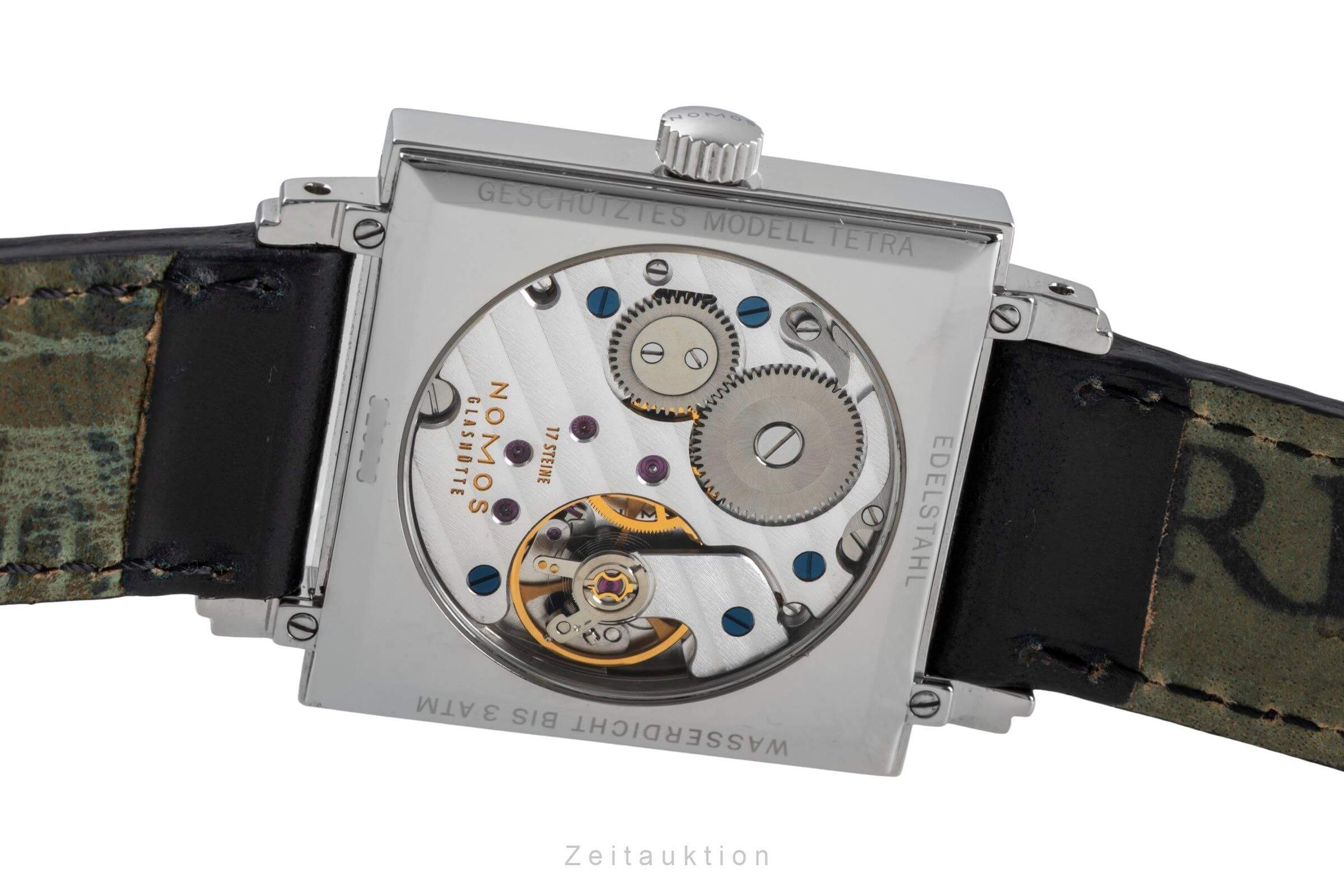 Nomos Tetra steel manual winding Alpha 489 25020331