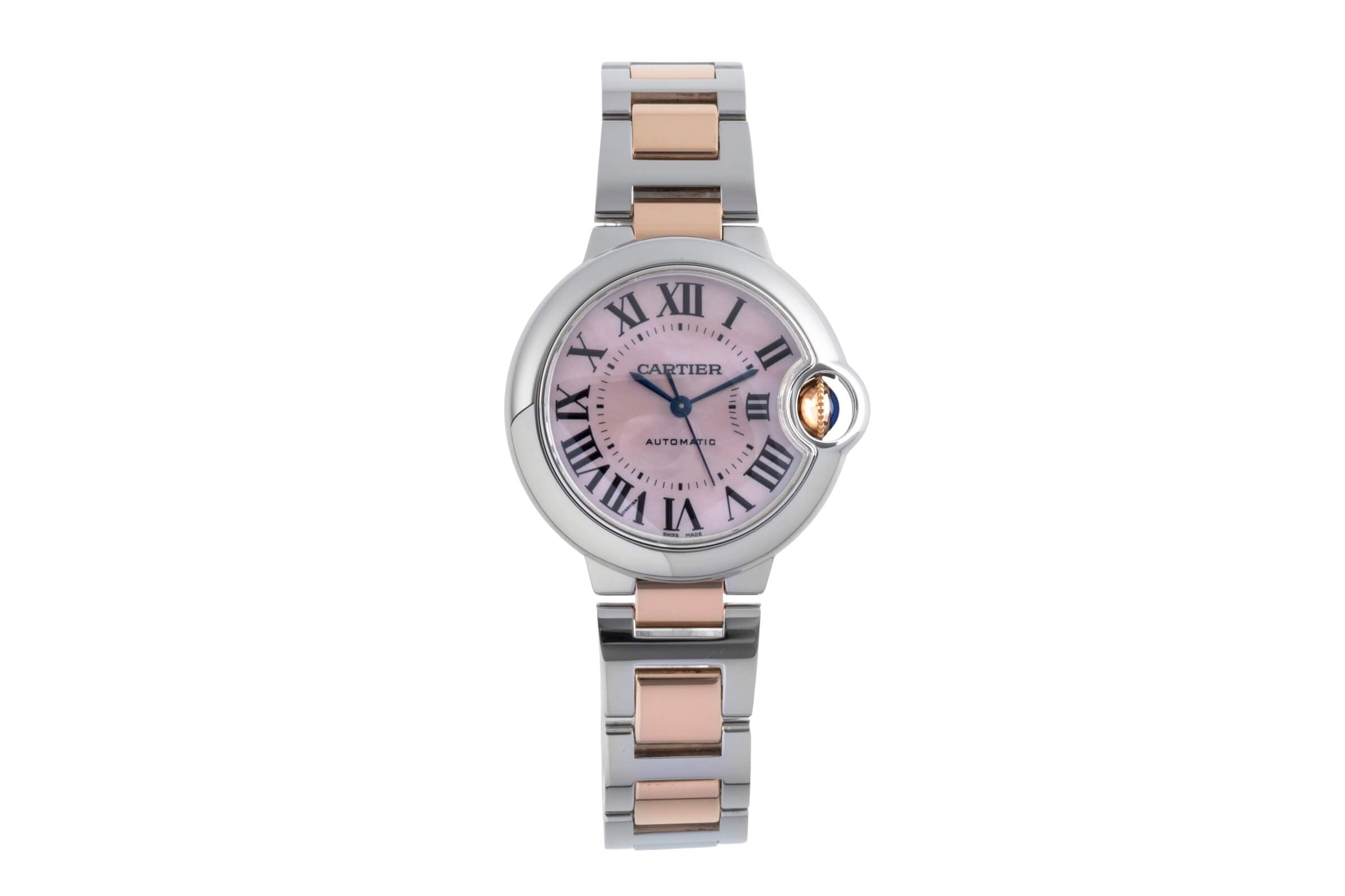Cartier Ballon Bleu de Cartier steel / gold automatic women's watch W6920098  [2502034]