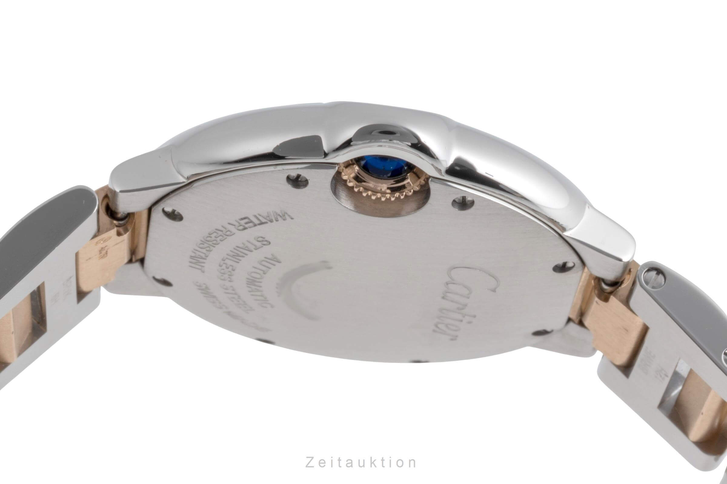 Cartier Ballon Bleu de Cartier steel / gold automatic women's watch W6920098  [2502034]