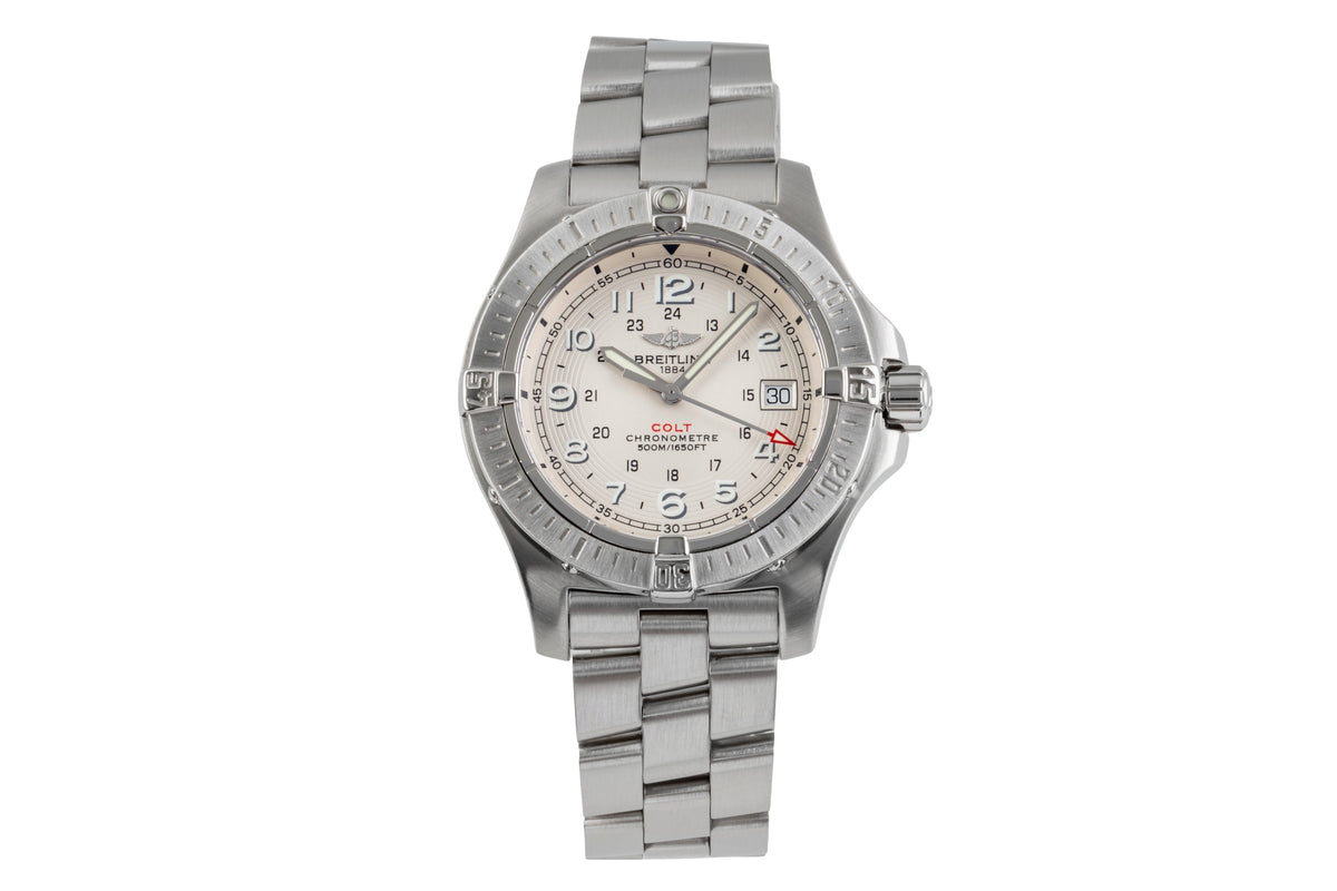 Breitling Colt steel quartz men's watch A74380  [2502035]