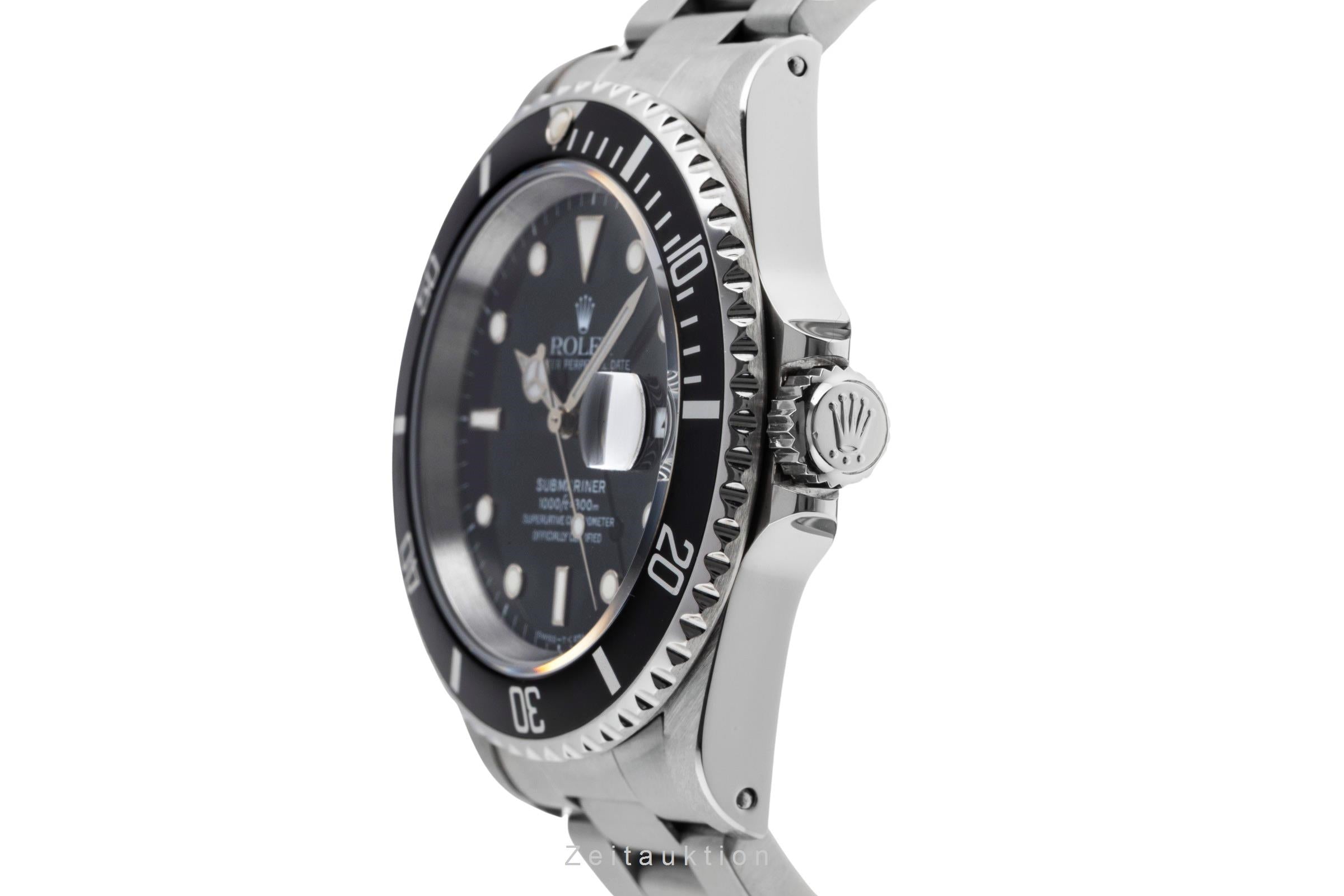 Rolex Submariner acero automático reloj para caballeros 16610  [2502040]