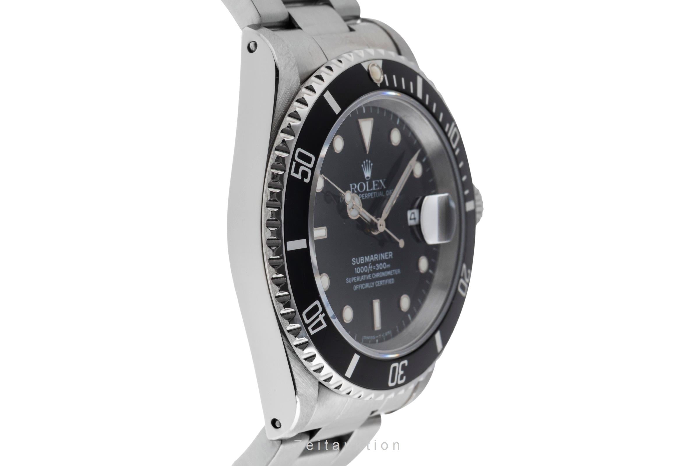 Rolex Submariner acero automático reloj para caballeros 16610  [2502040]
