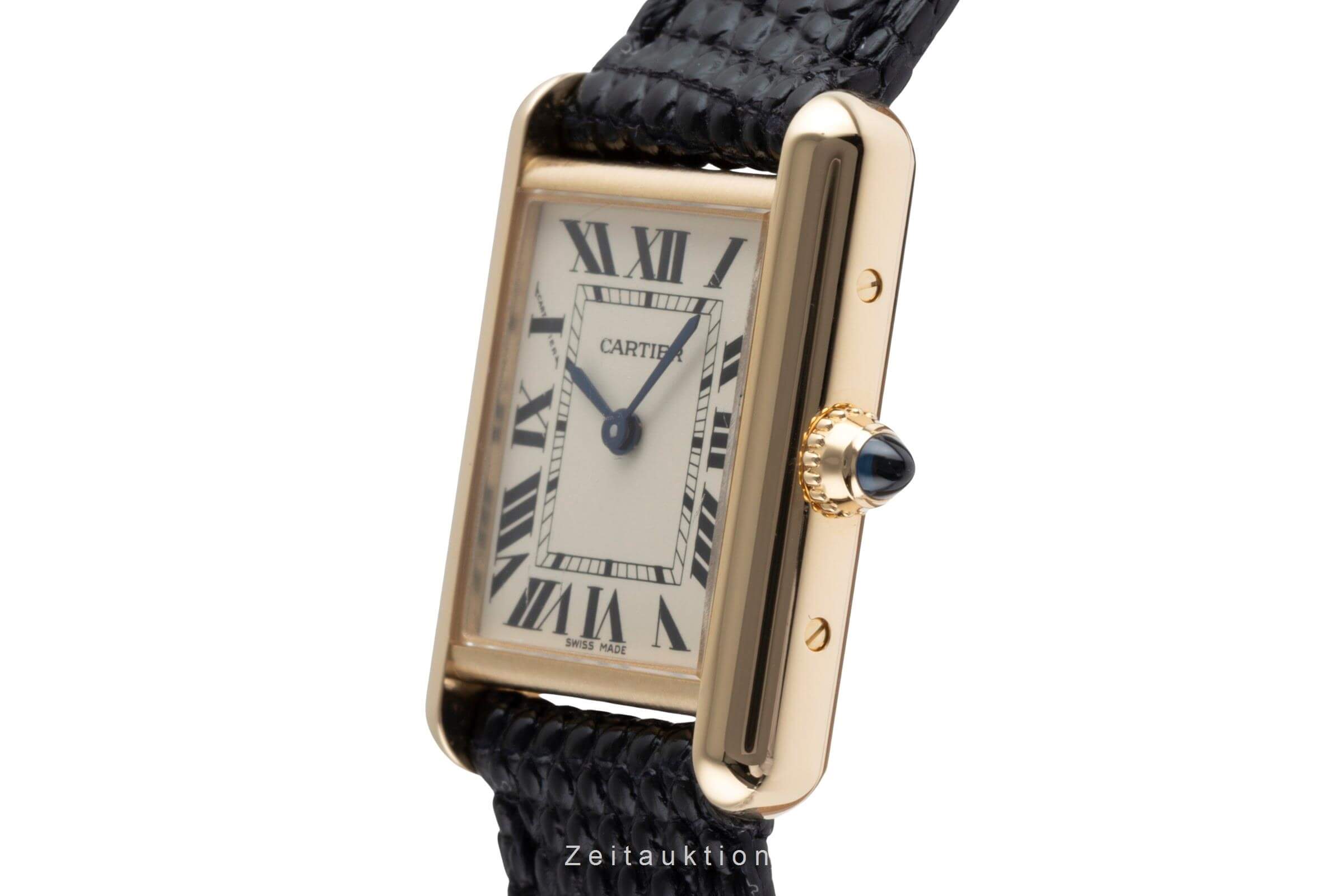 Cartier Tank oro 18 ct quarzo orologio da donna W1529856 LP: 11000EUR  [2502041]