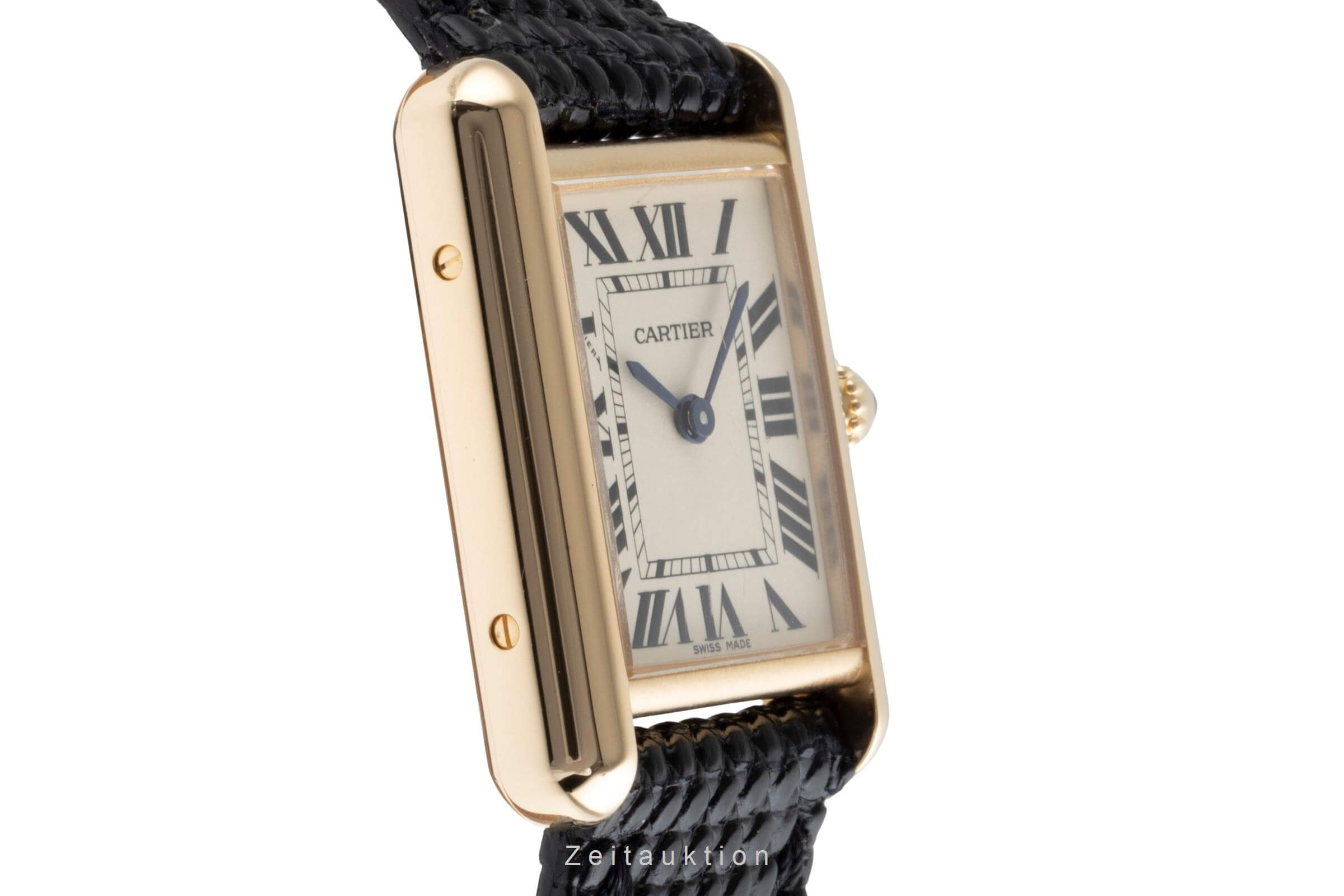 Cartier Tank oro 18 ct quarzo orologio da donna W1529856 LP: 11000EUR  [2502041]