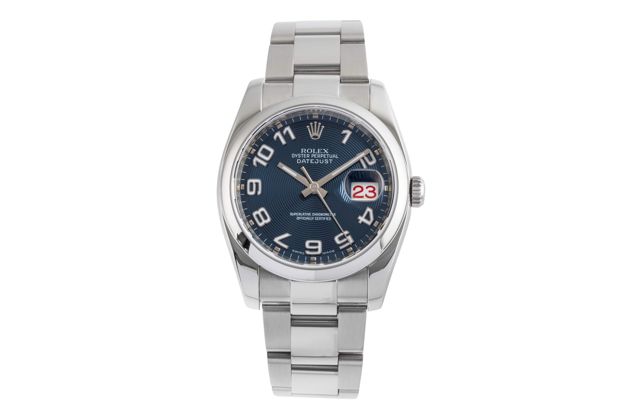 Rolex Datejust acciaio automatismo orologio da uomo 116200  [2502042]