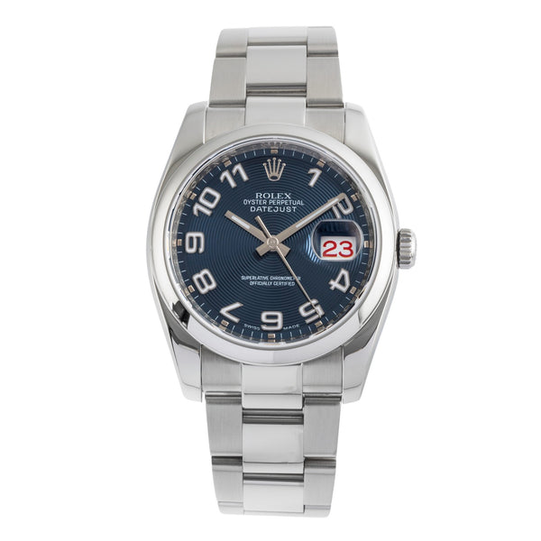 Rolex Datejust acciaio automatismo orologio da uomo 116200  [2502042]