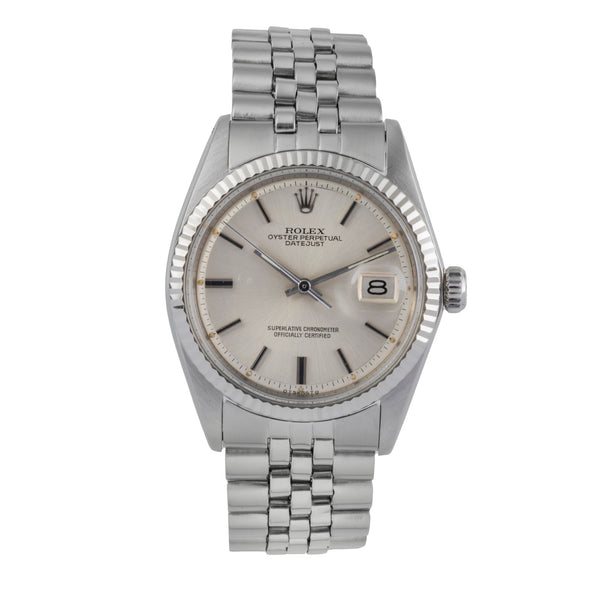 Rolex Datejust steel / white gold automatic men's watch 1601  [2502043]