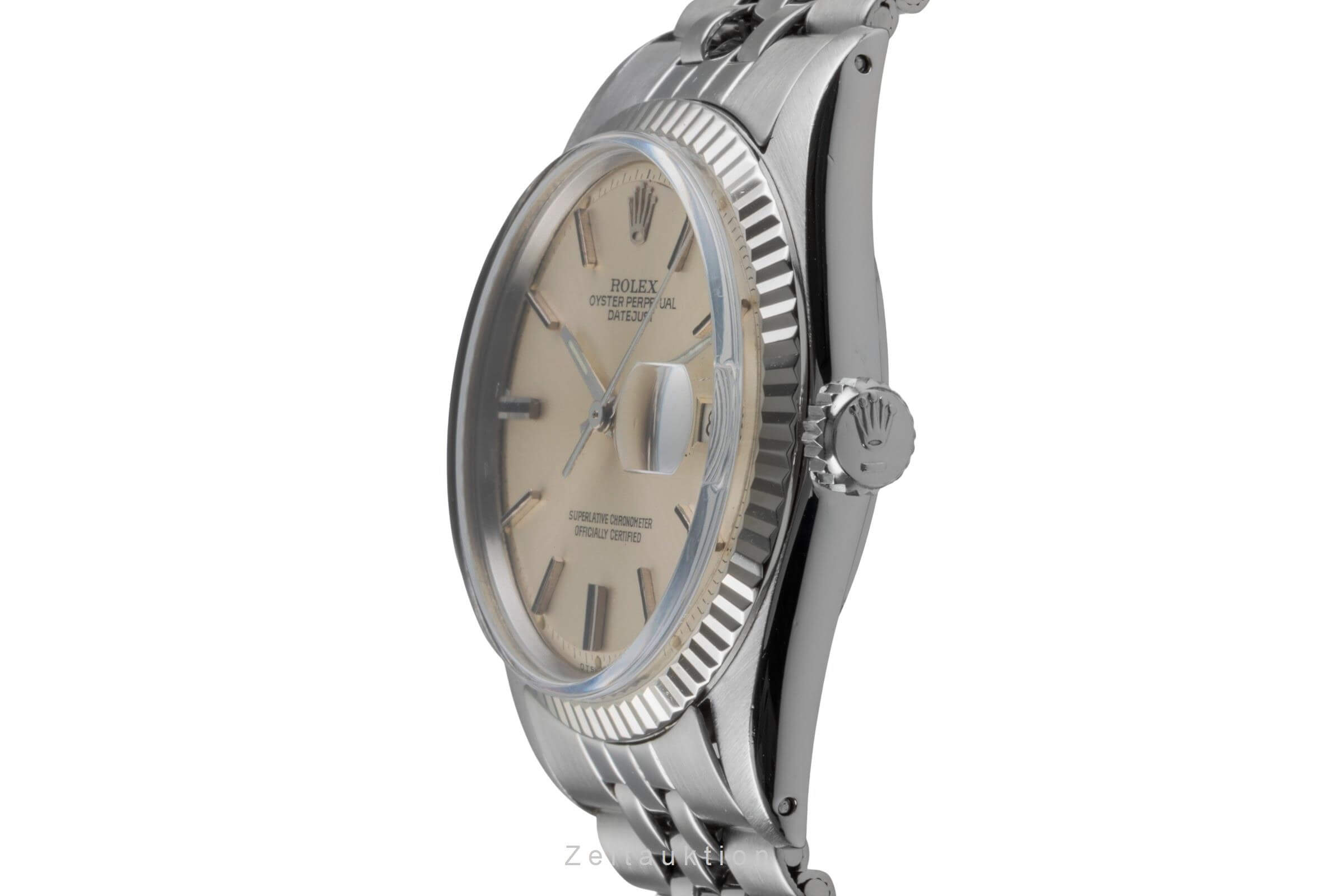 Rolex Datejust steel / white gold automatic men's watch 1601  [2502043]