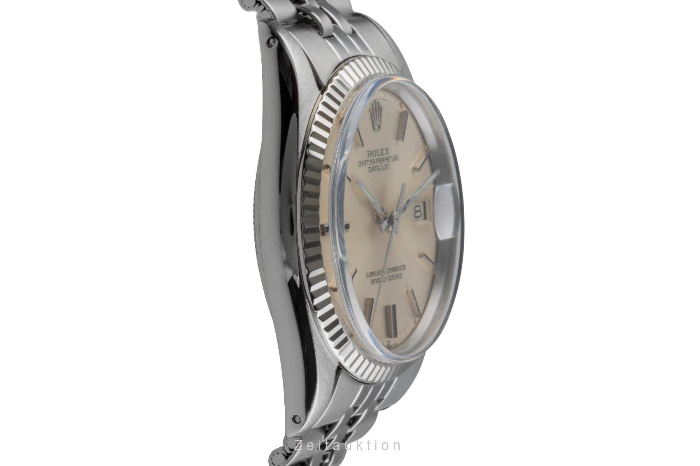 Rolex Datejust steel / white gold automatic men's watch 1601  [2502043]