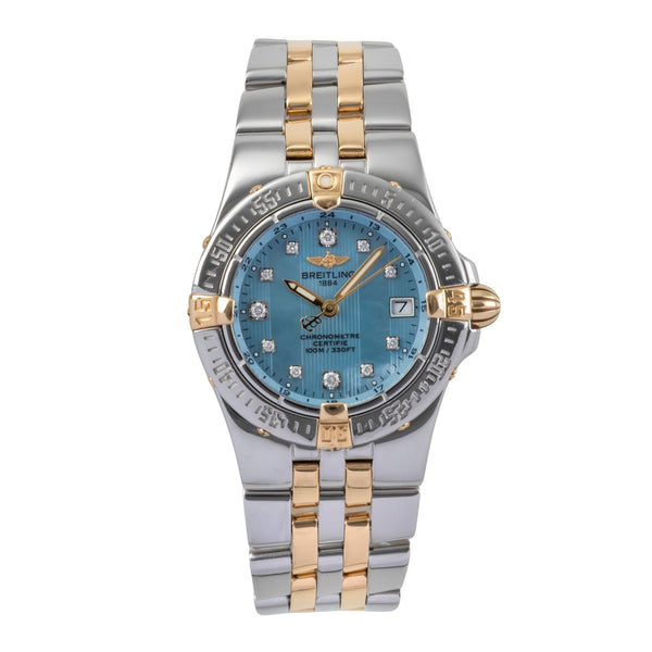 Breitling Starliner Edelstahl / Gold Quarz MOP Dial Diamonds Damen Ref. B71340  [2502046]