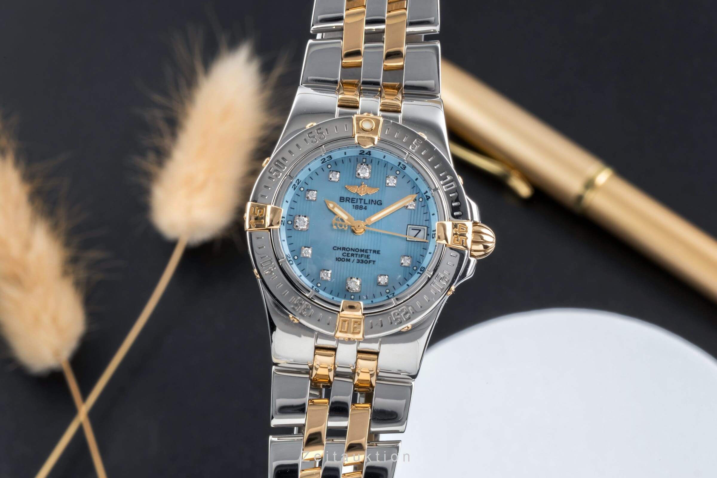 Breitling Starliner Edelstahl / Gold Quarz MOP Dial Diamonds Damen Ref. B71340  [2502046]