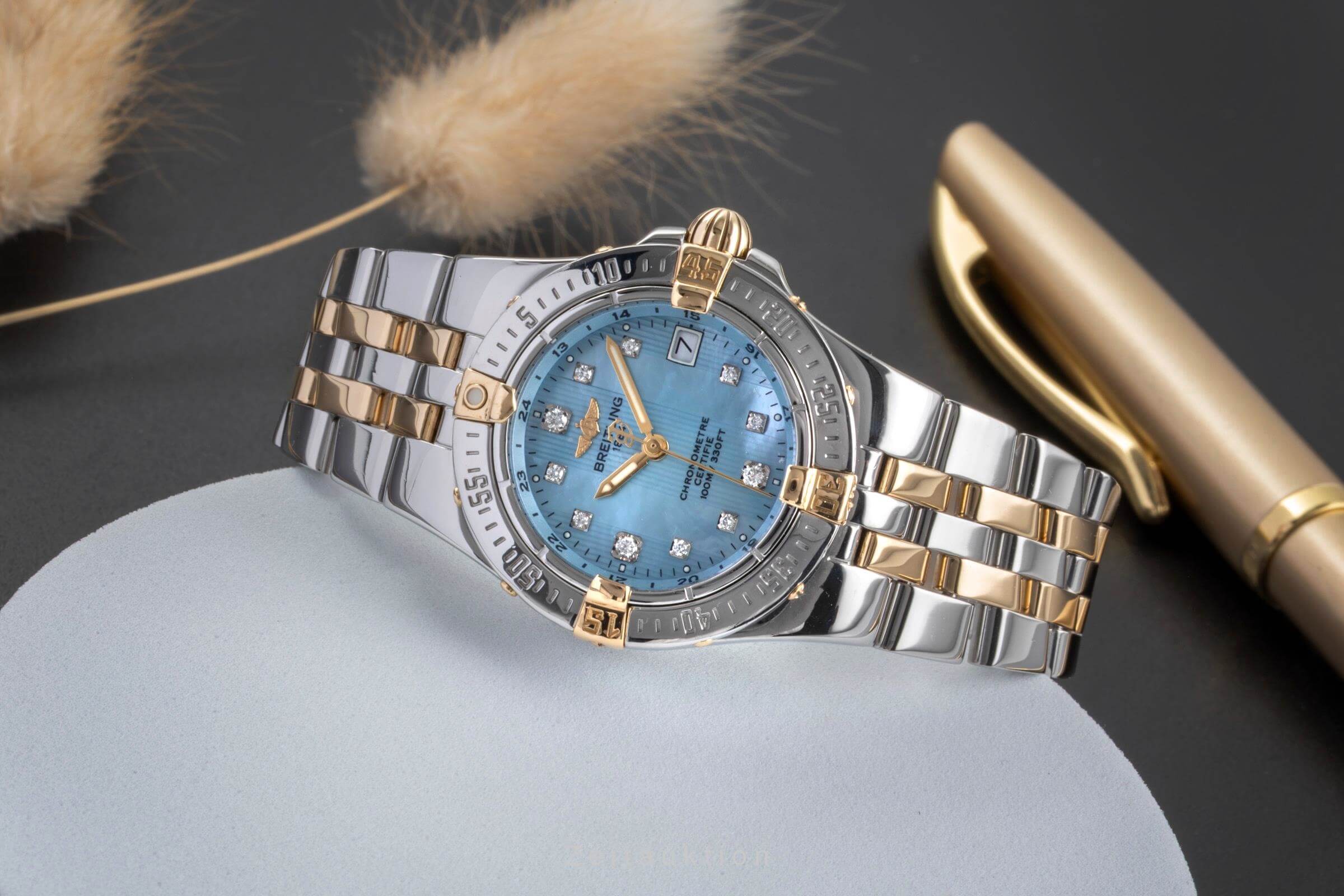 Breitling Starliner Edelstahl / Gold Quarz MOP Dial Diamonds Damen Ref. B71340  [2502046]