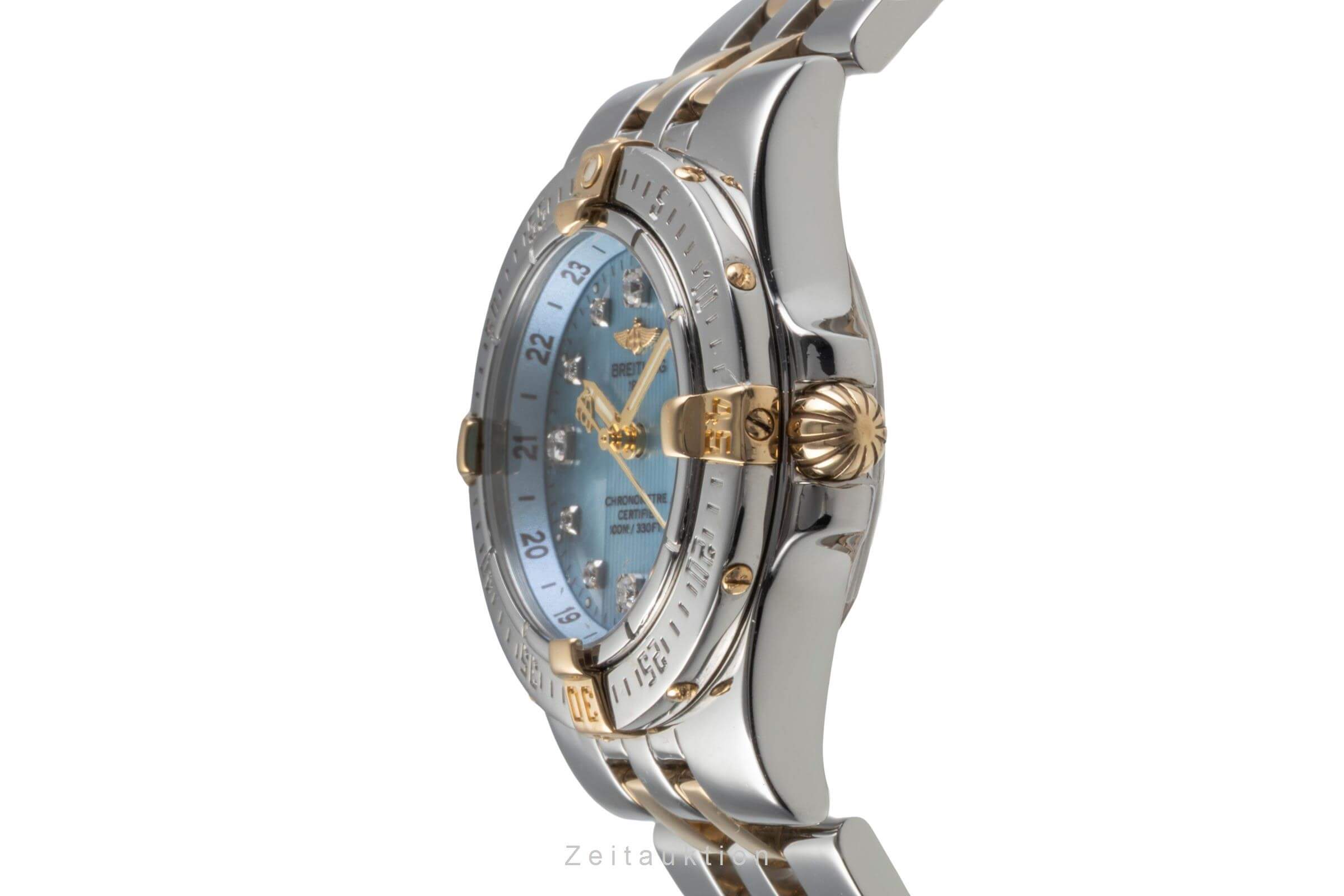 Breitling Starliner Edelstahl / Gold Quarz MOP Dial Diamonds Damen Ref. B71340  [2502046]