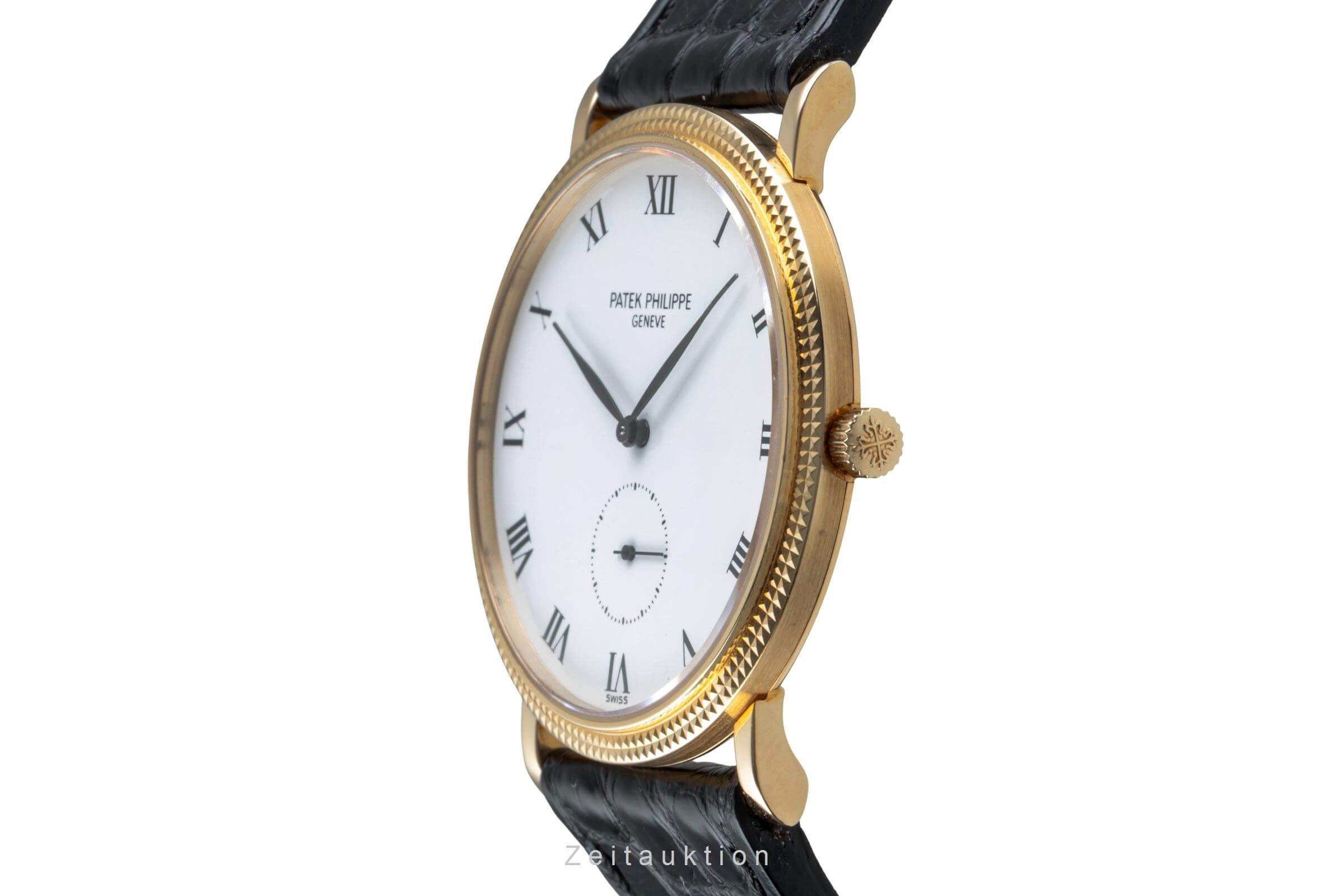 Patek Philippe Calatrava 18K Gold Handaufzug Ref. 3919 Klassiker VP: 32560 € [2502048]