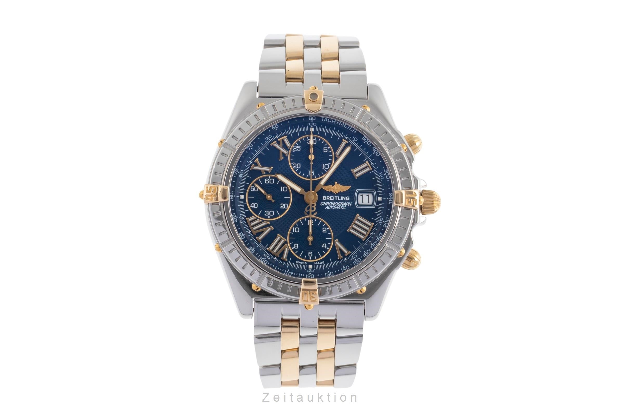 Breitling Chronomat cronografo acciaio / dorato automatismo orologio da uomo 81950  [2502052]