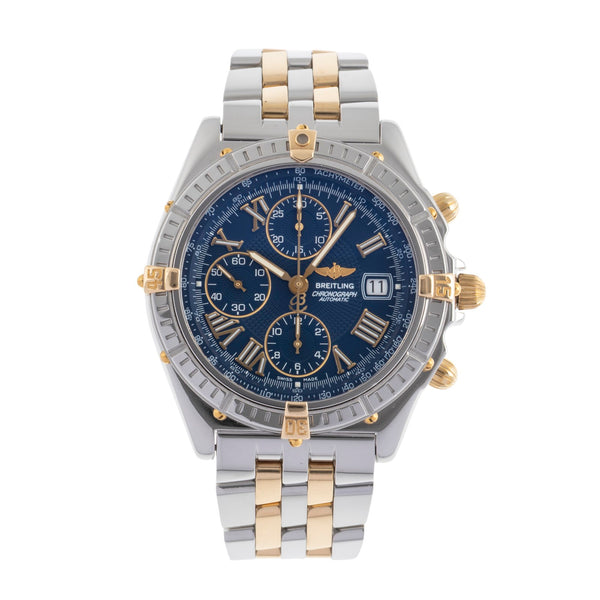 Breitling Chronomat cronografo acciaio / dorato automatismo orologio da uomo 81950  [2502052]