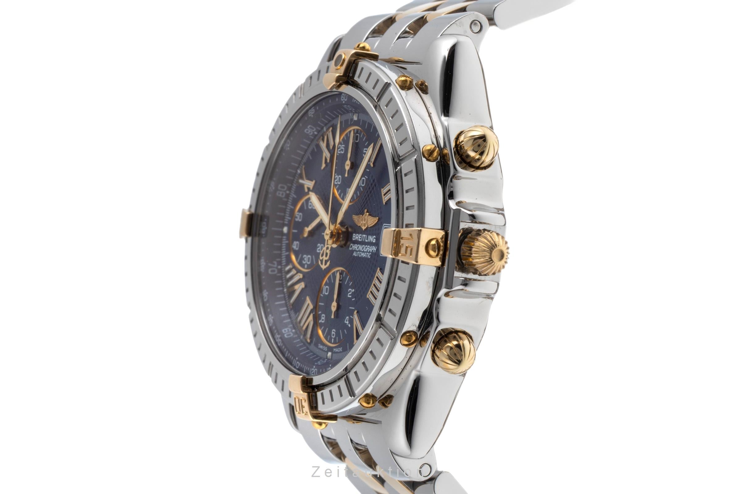 Breitling Chronomat cronografo acciaio / dorato automatismo orologio da uomo 81950  [2502052]
