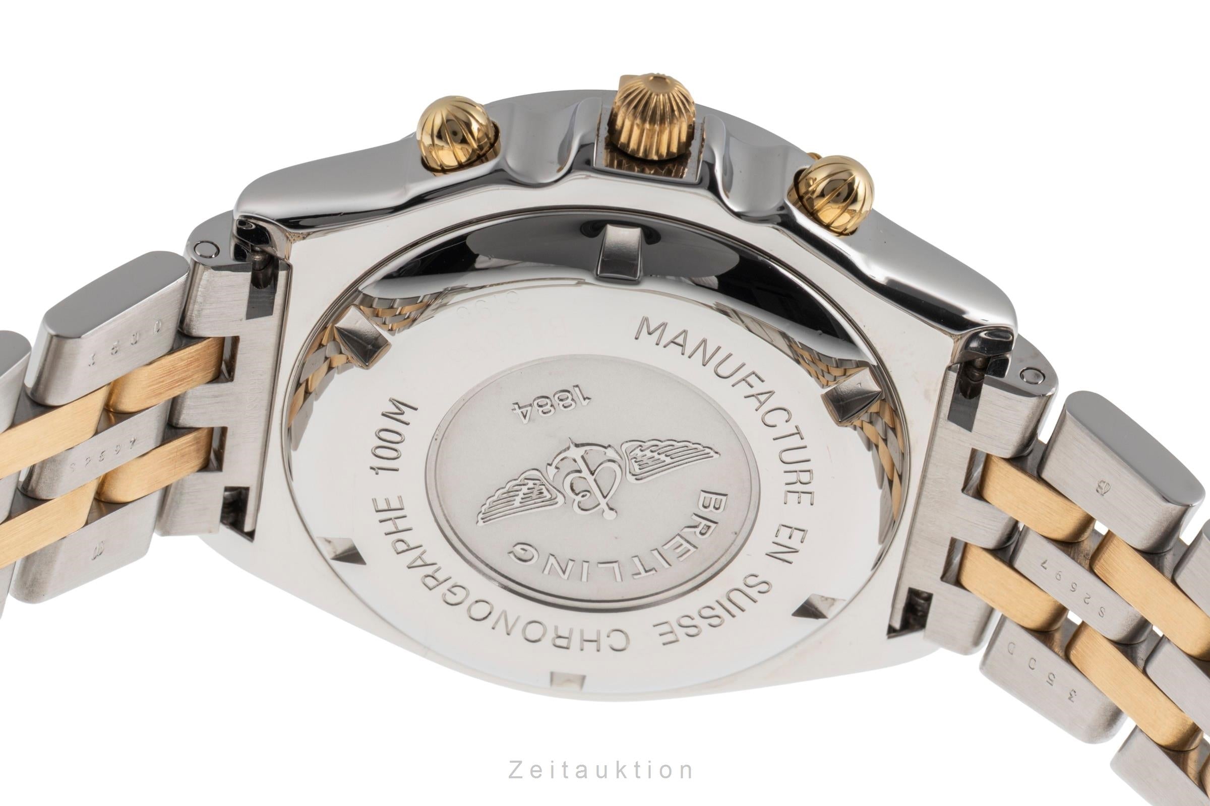 Breitling Chronomat cronografo acciaio / dorato automatismo orologio da uomo 81950  [2502052]