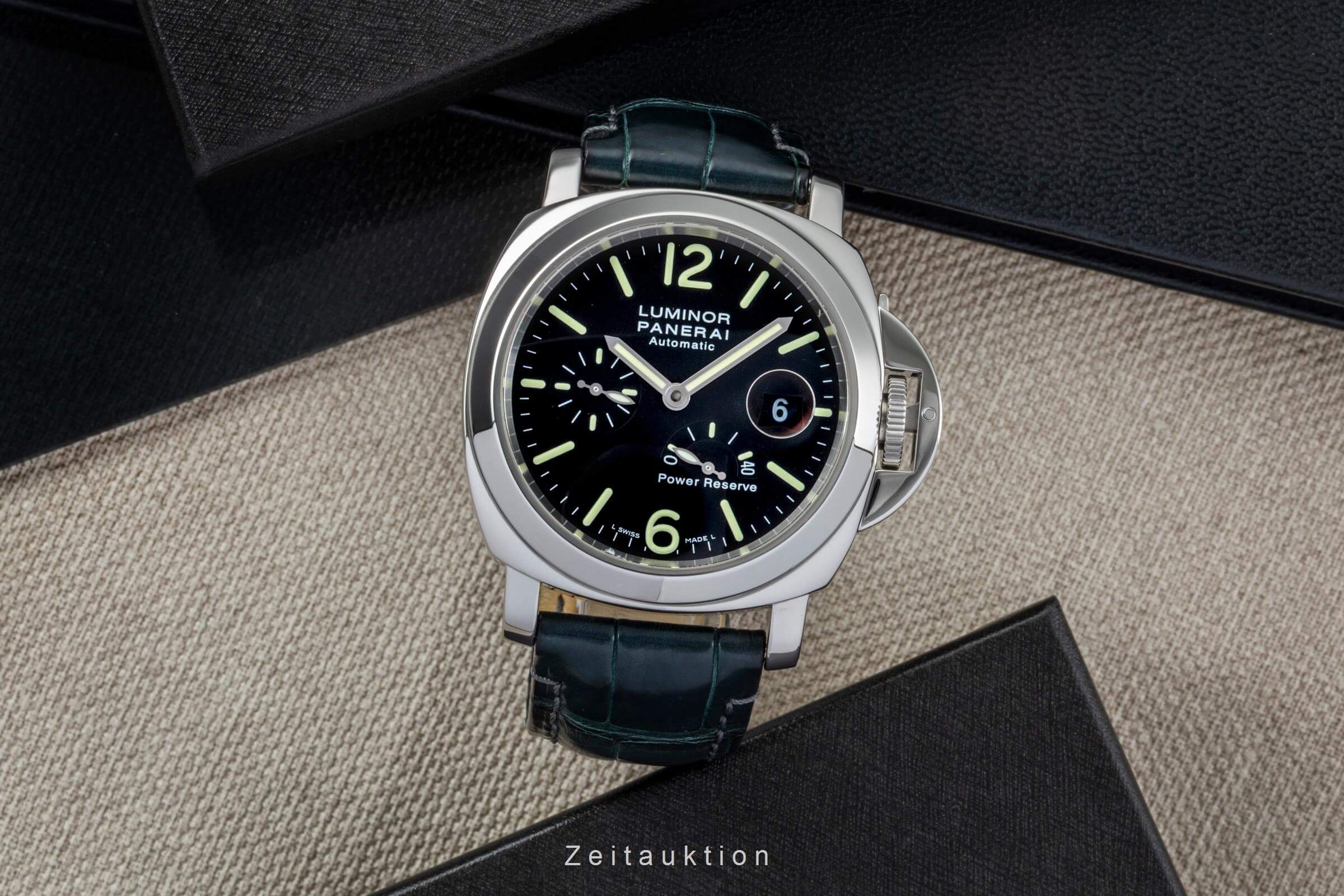 Panerai Luminor Power Reserve Automatik Stahl Herrenuhr Ref. PAM00090 [2502053]