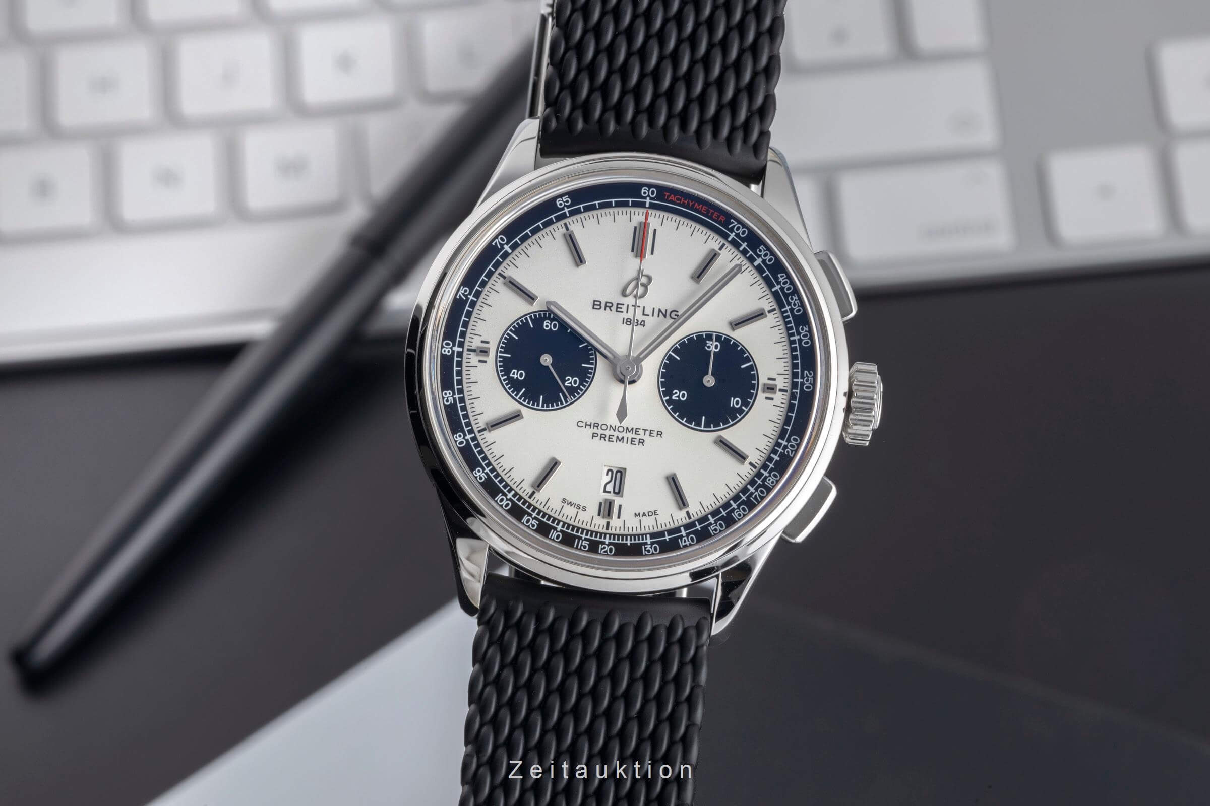 Breitling Premier chronograph steel automatic Kal. B01 Ref