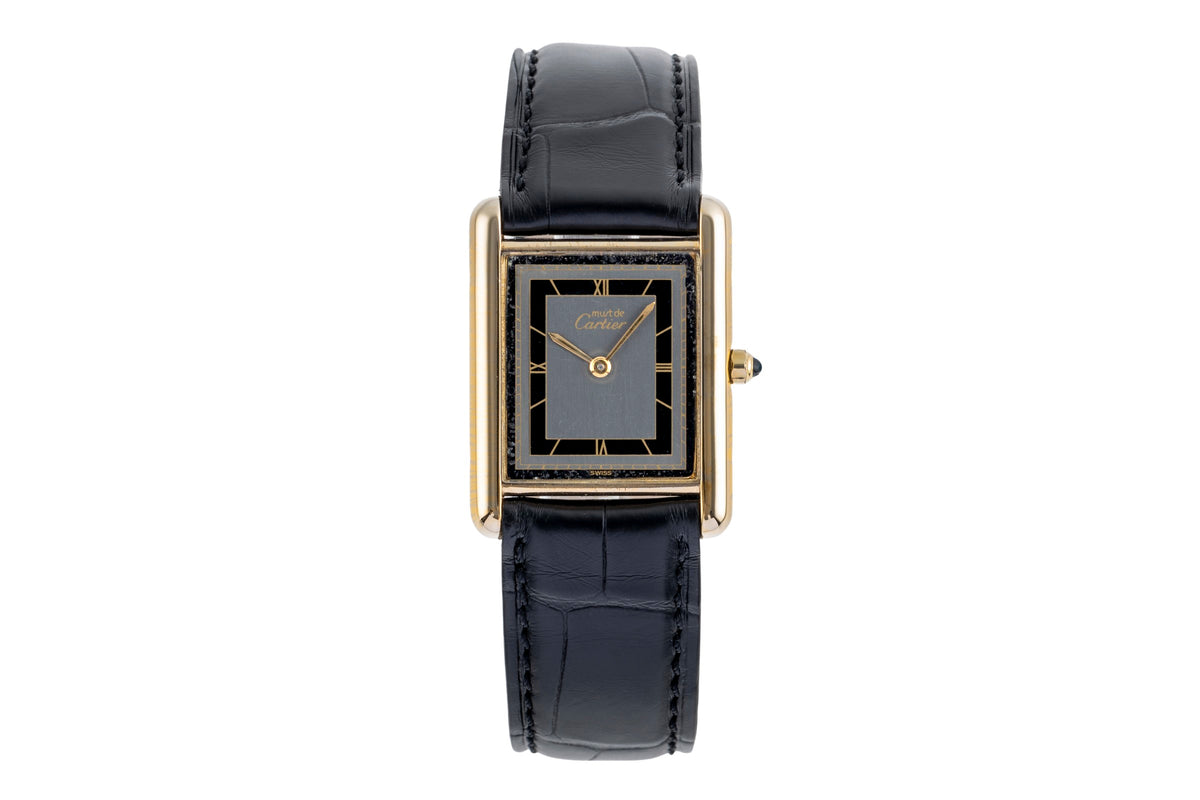 Cartier Tank silver-gilt quartz unisex 6 81006  [2502069]