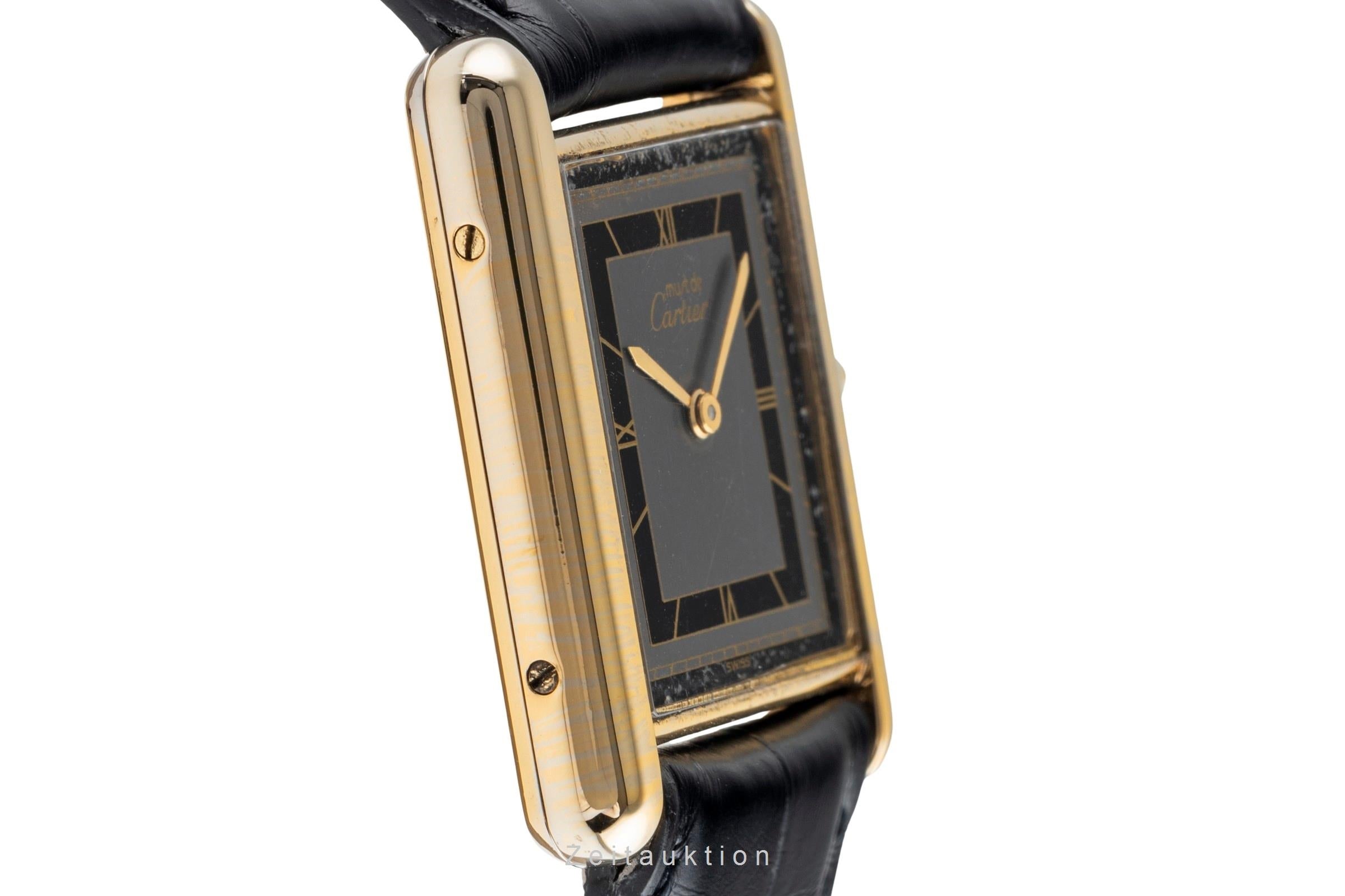 Cartier Tank argent doré quartz unisexe 6 81006  [2502069]