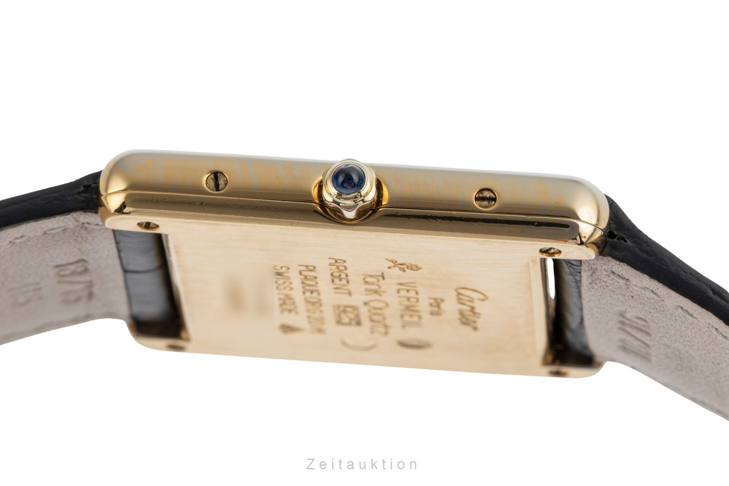 Cartier Tank argent doré quartz unisexe 6 81006  [2502069]