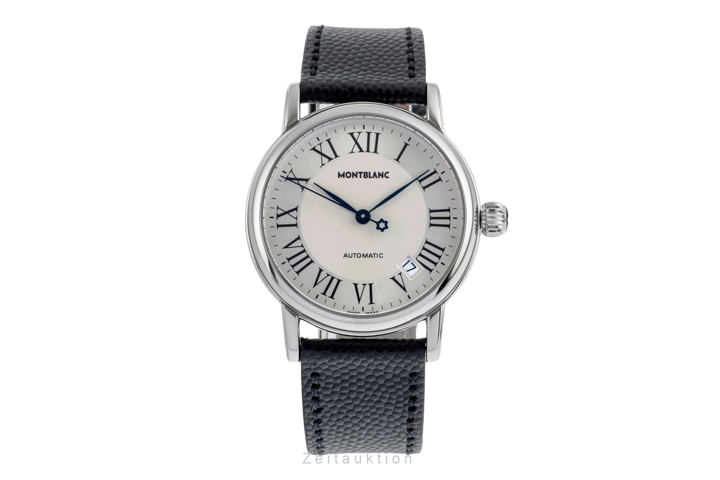 Montblanc Meisterstück Date 36mm Edelstahl Herrenuhr Ref. 7042 [2502070]