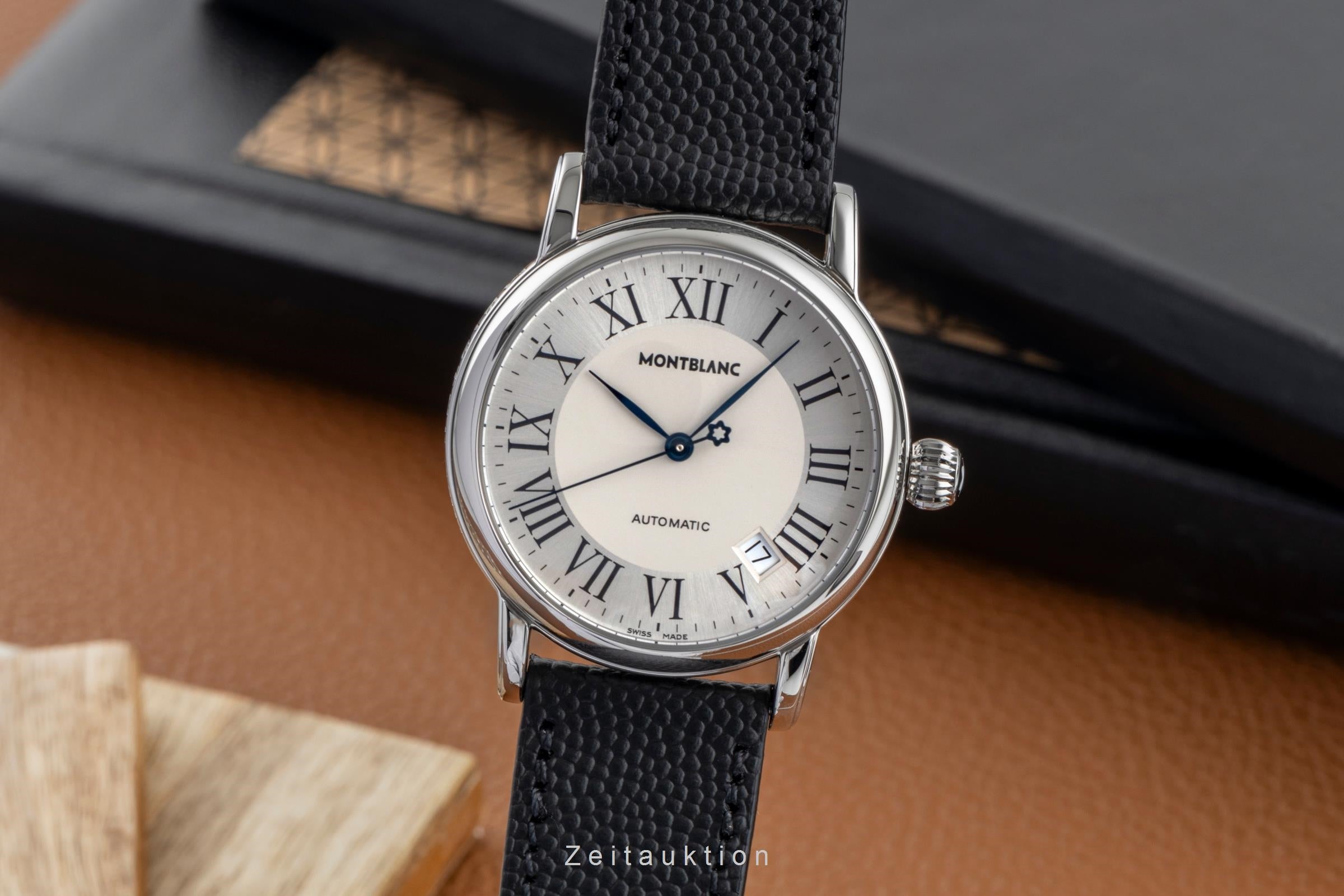 Montblanc Meisterstück Date 36mm Edelstahl Herrenuhr Ref. 7042 [2502070]