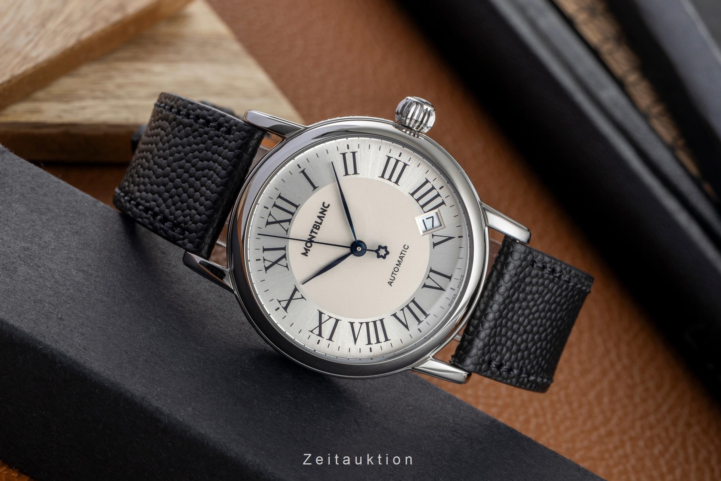 Montblanc Meisterstück Date 36mm Edelstahl Herrenuhr Ref. 7042 [2502070]