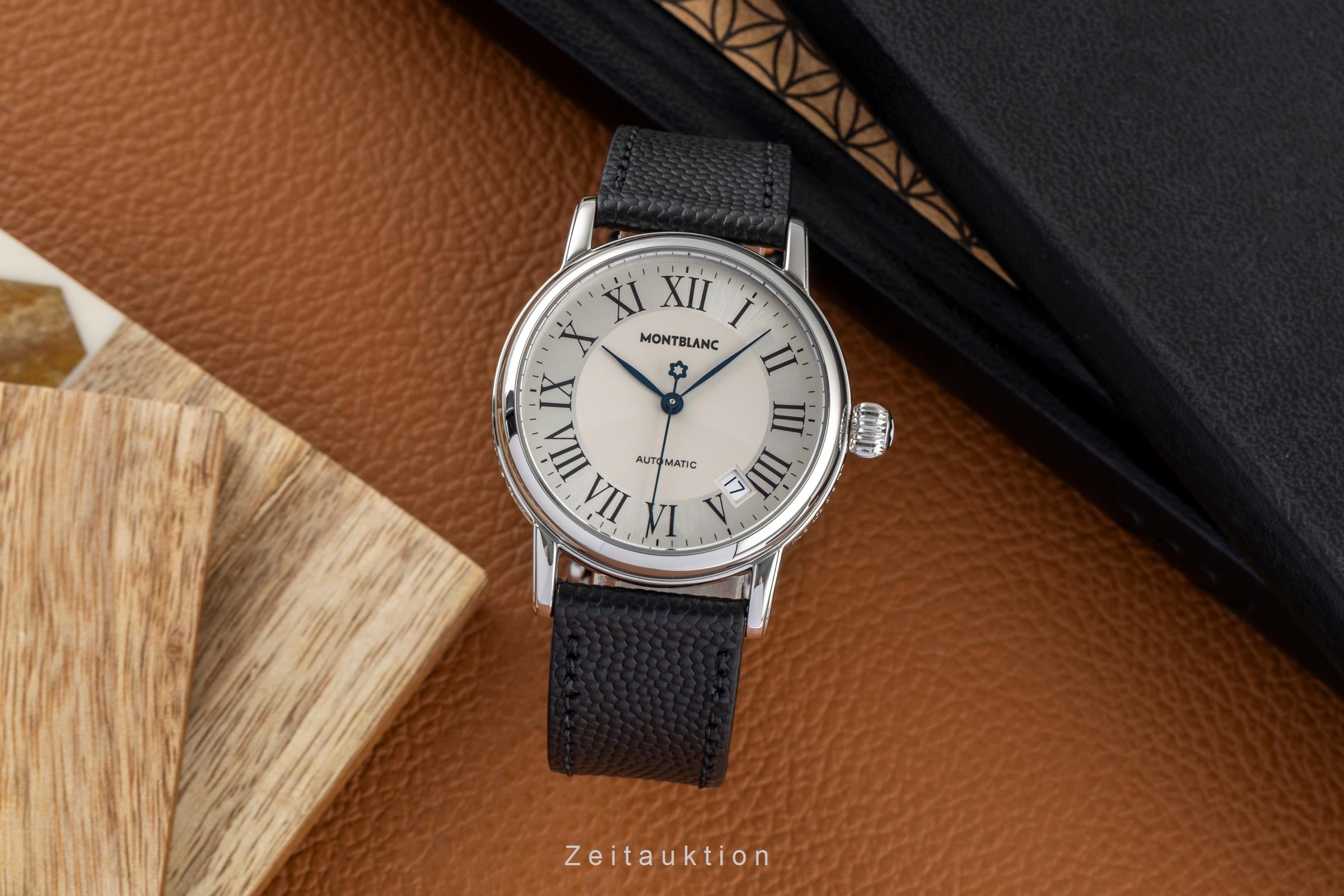 Montblanc Meisterstück Date 36mm Edelstahl Herrenuhr Ref. 7042 [2502070]