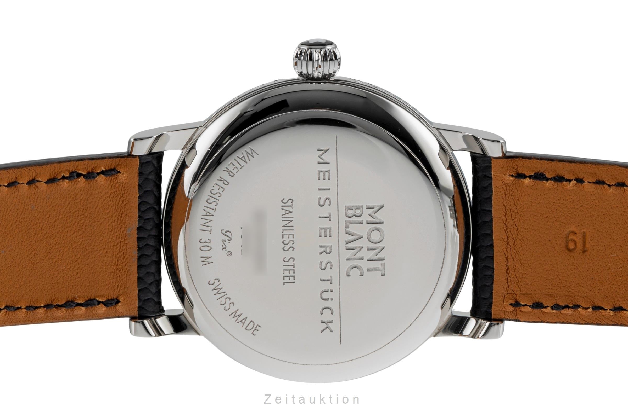 Montblanc Meisterstück Date 36mm Edelstahl Herrenuhr Ref. 7042 [2502070]