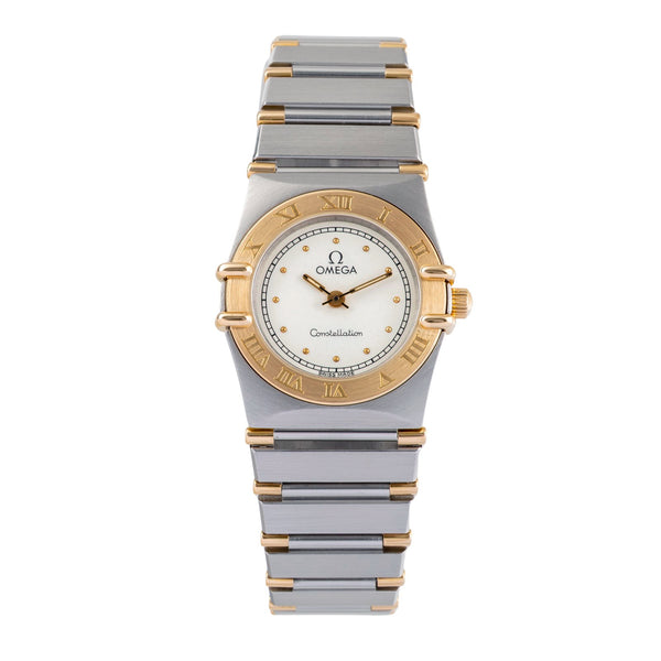 Omega Constellation steel / gold quartz women's watch 1370.20.00  [2502071]