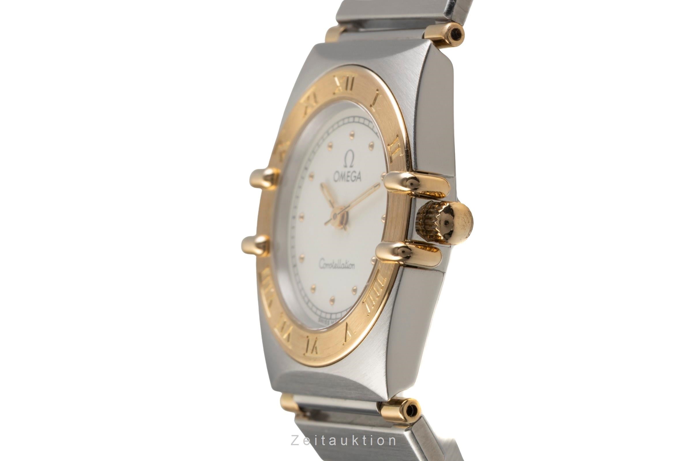 Omega Constellation steel / gold quartz women's watch 1370.20.00  [2502071]