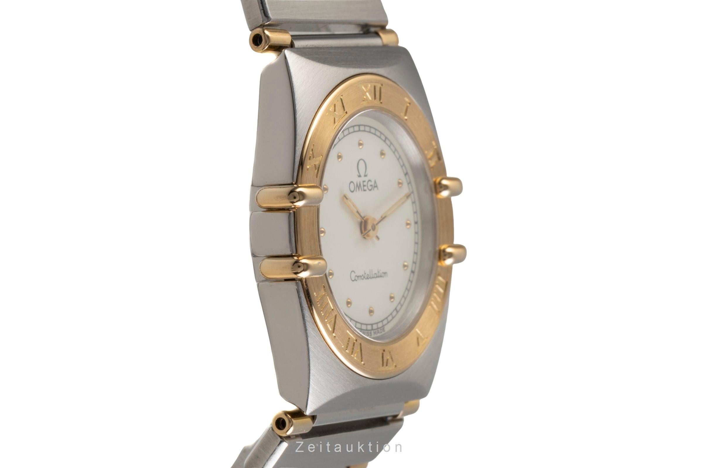 Omega Constellation steel / gold quartz women's watch 1370.20.00  [2502071]