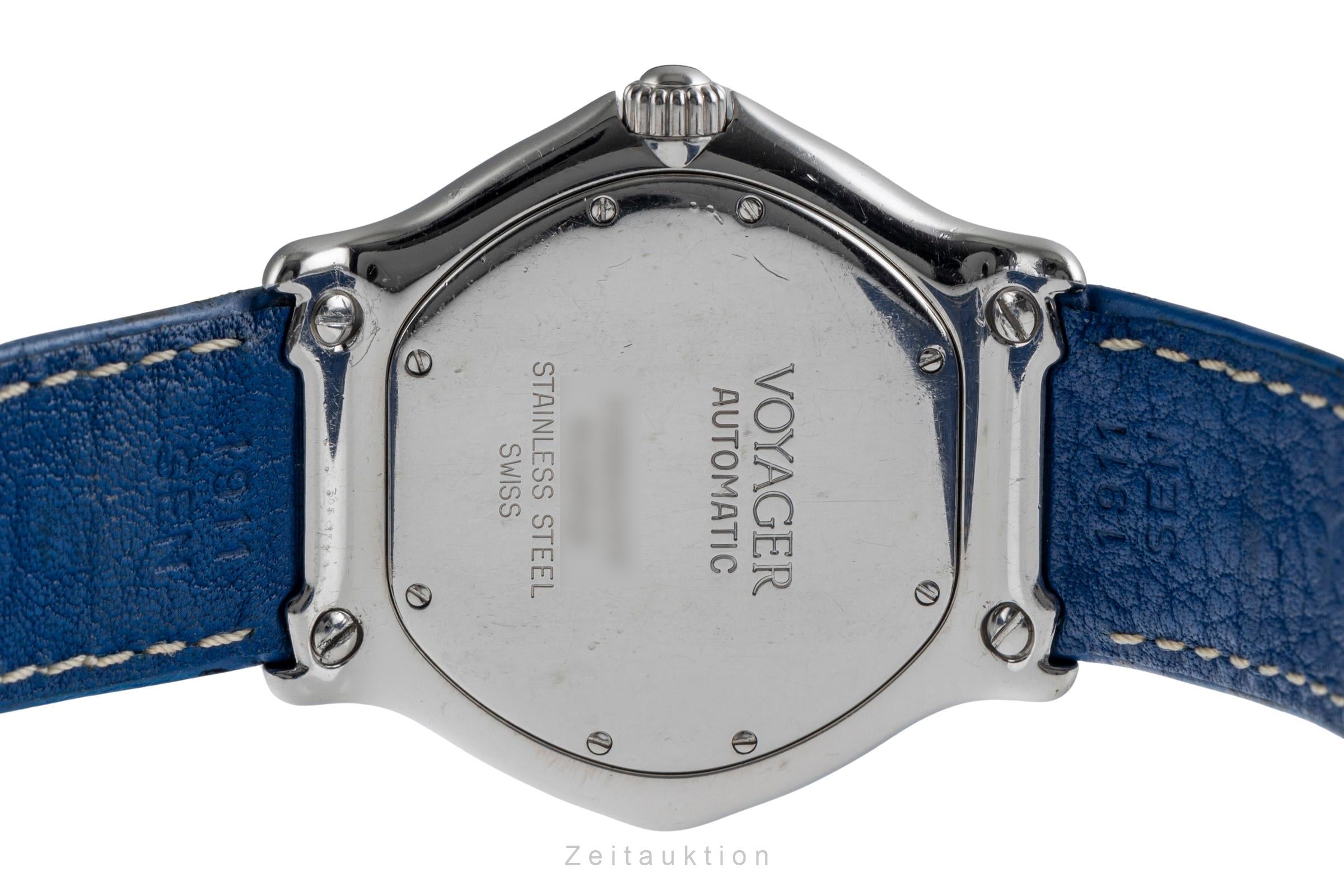 Ebel Voyager GMT World Timer Automatik Stahl Datum Herrenuhr Ref. 9124913  [2502073]