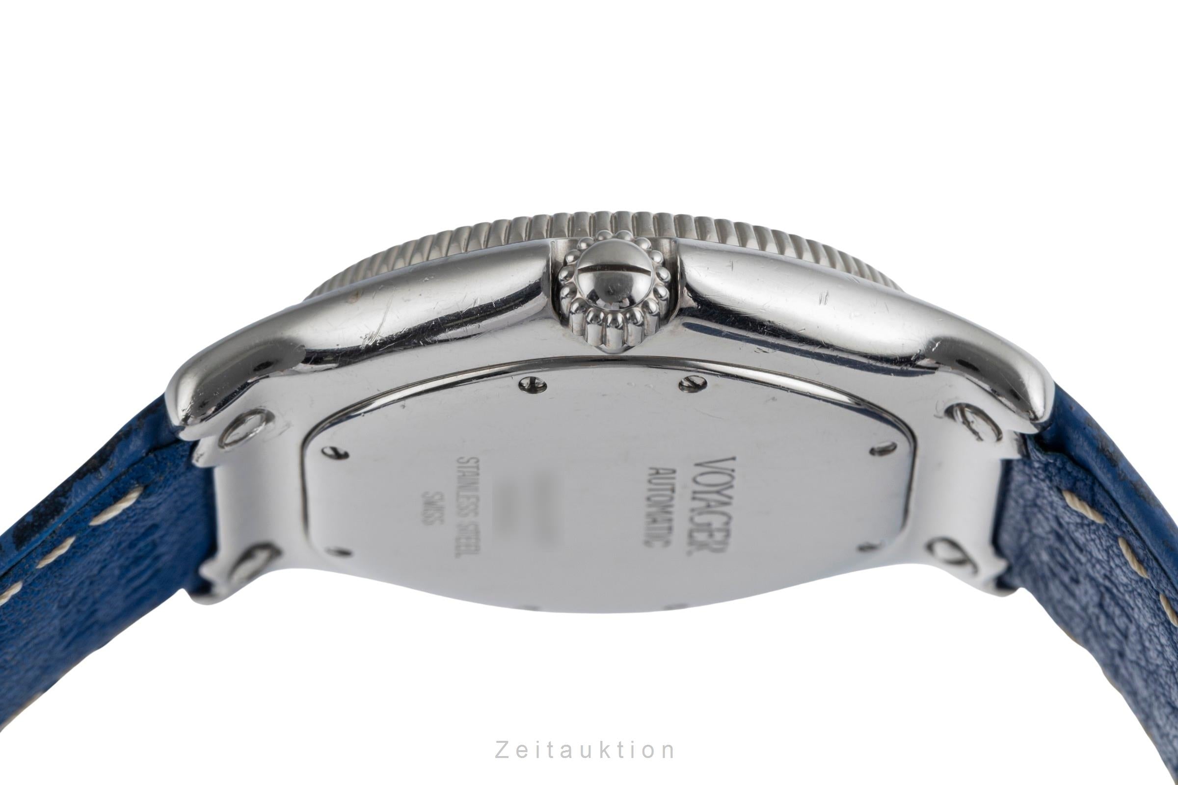 Ebel Voyager GMT World Timer Automatik Stahl Datum Herrenuhr Ref. 9124913  [2502073]