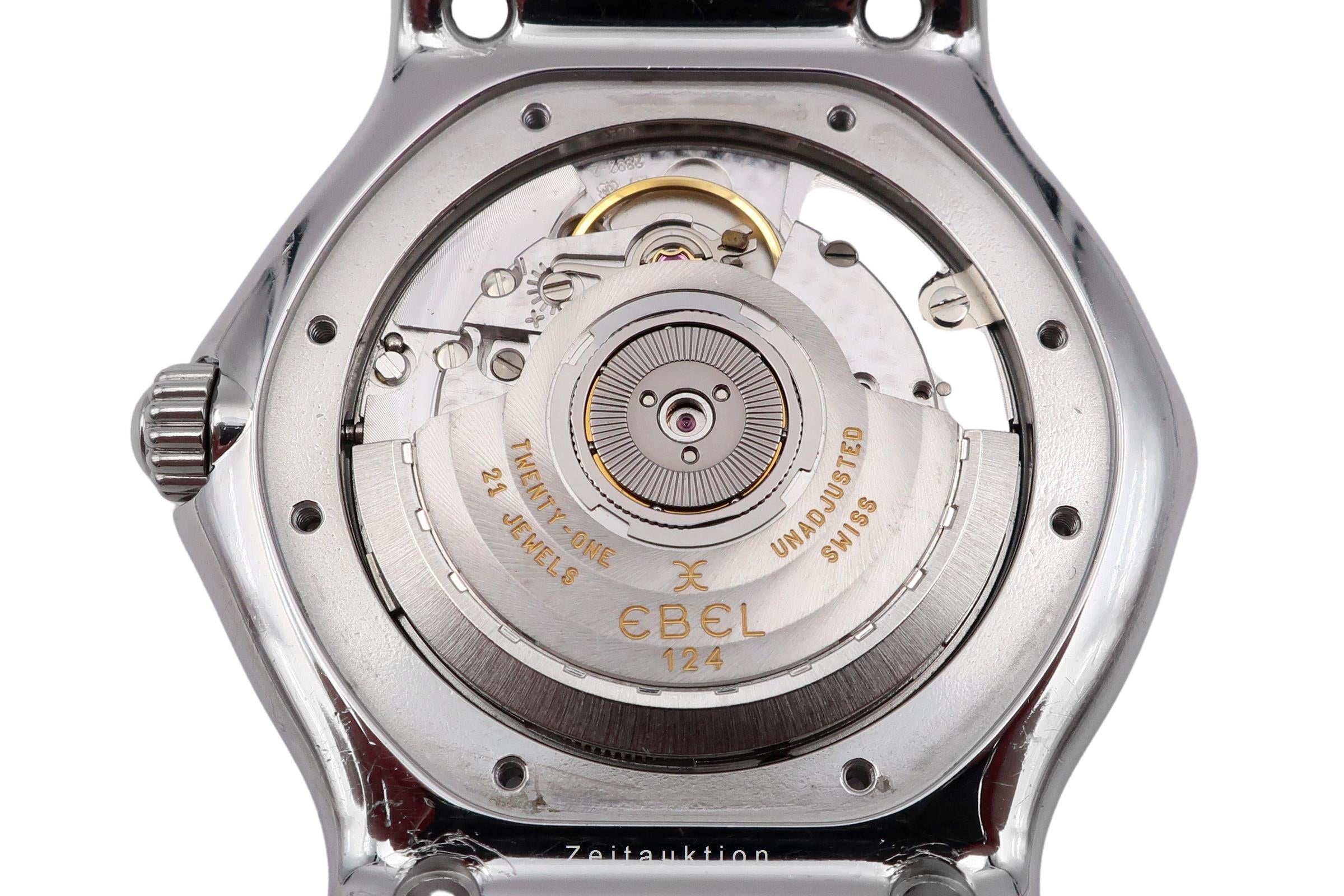 Ebel Voyager GMT World Timer Automatik Stahl Datum Herrenuhr Ref. 9124913  [2502073]